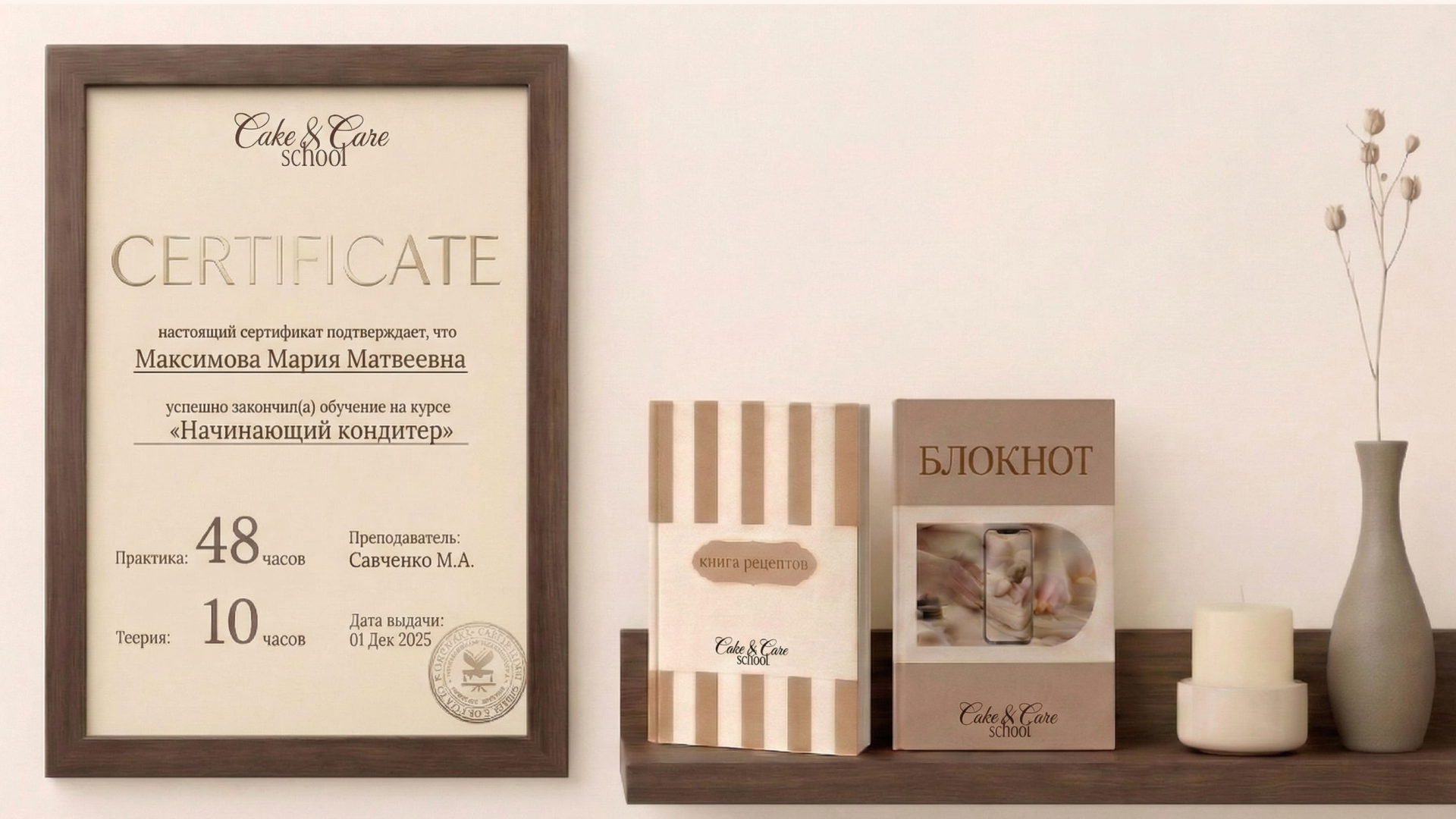 Cake&Care School — Изображение №14 — Брендинг на Dprofile