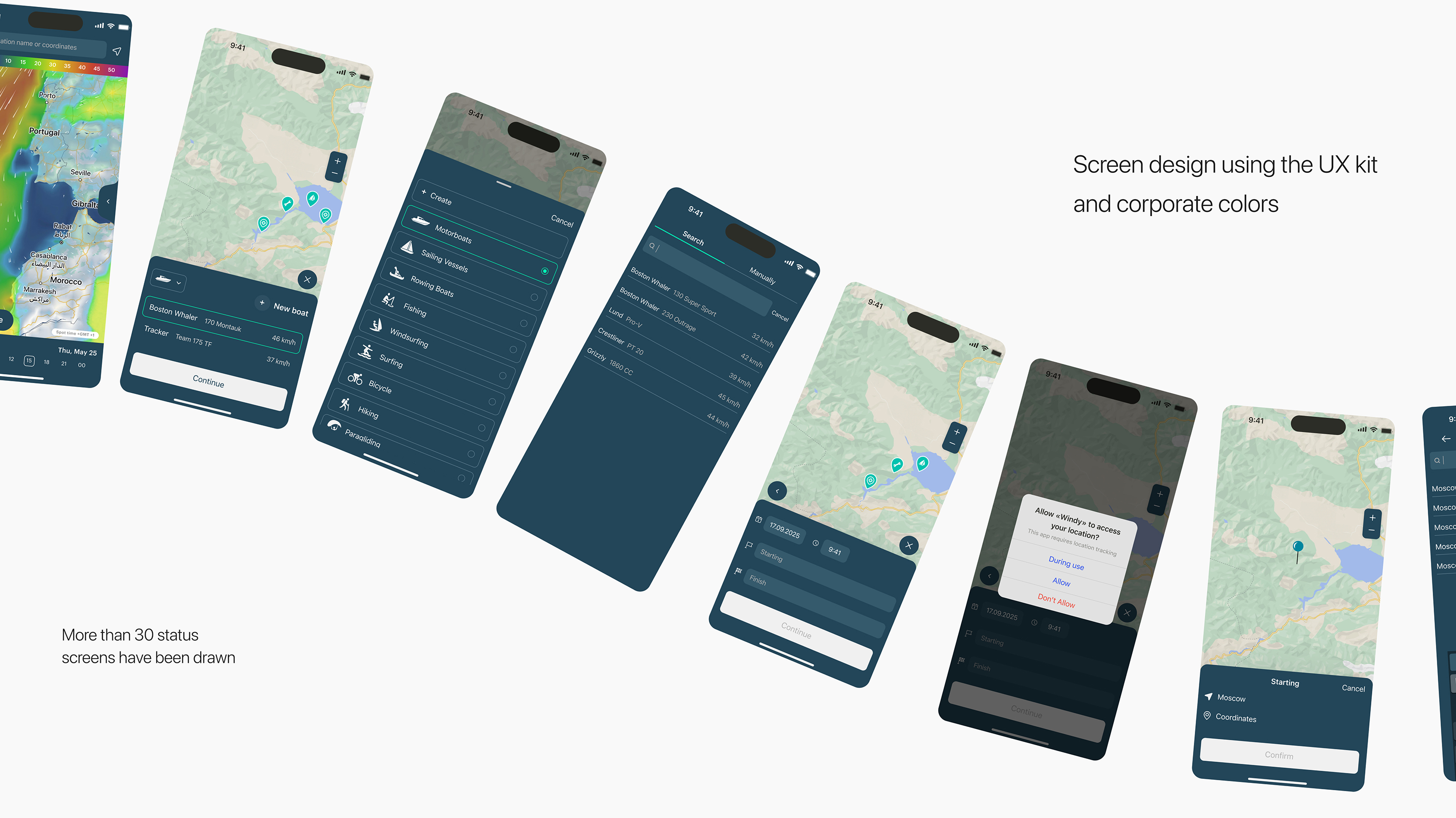 Mobile app - UX/UI design — Изображение №6 — Интерфейсы на Dprofile