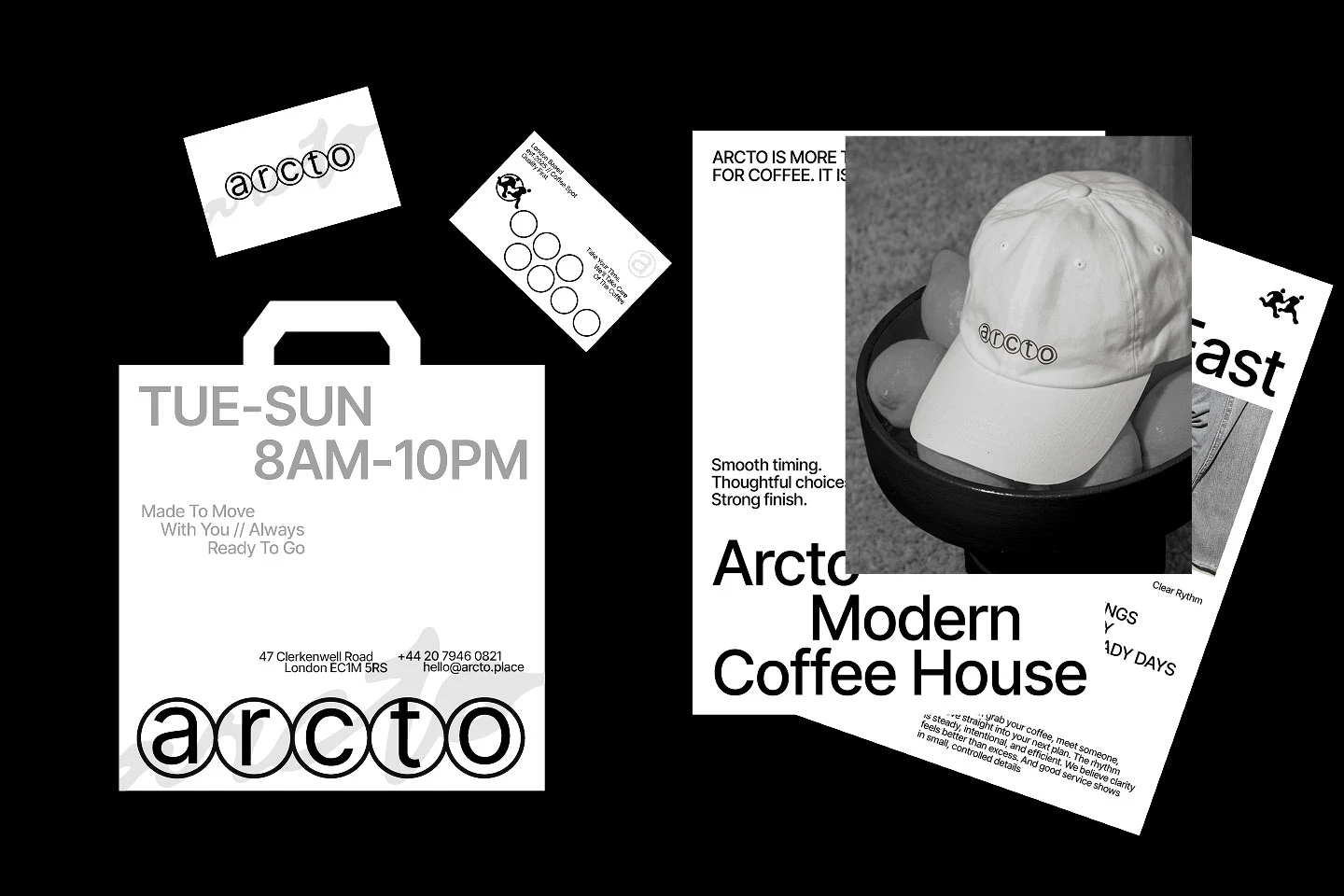 Arcto | Айдентика для кофейни — Изображение №10 — Брендинг, Графика на Dprofile
