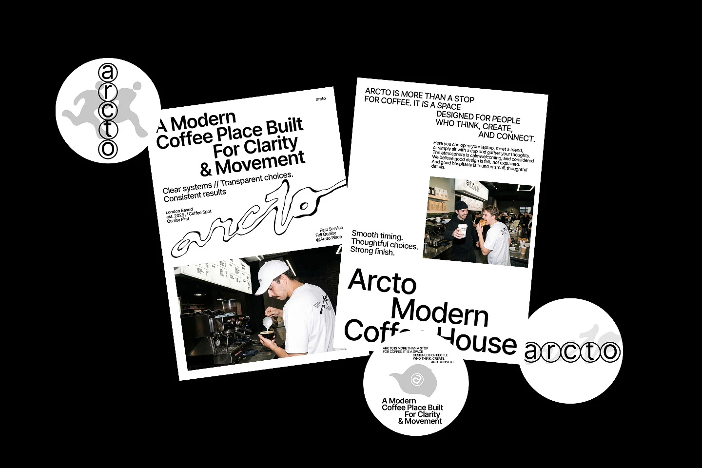 Arcto | Айдентика для кофейни — Изображение №21 — Брендинг, Графика на Dprofile