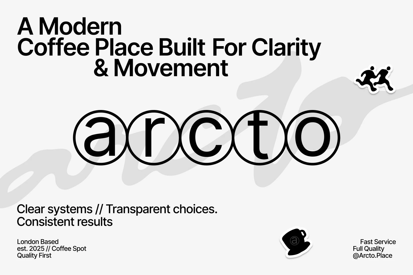 Arcto | Айдентика для кофейни — Изображение №11 — Брендинг, Графика на Dprofile