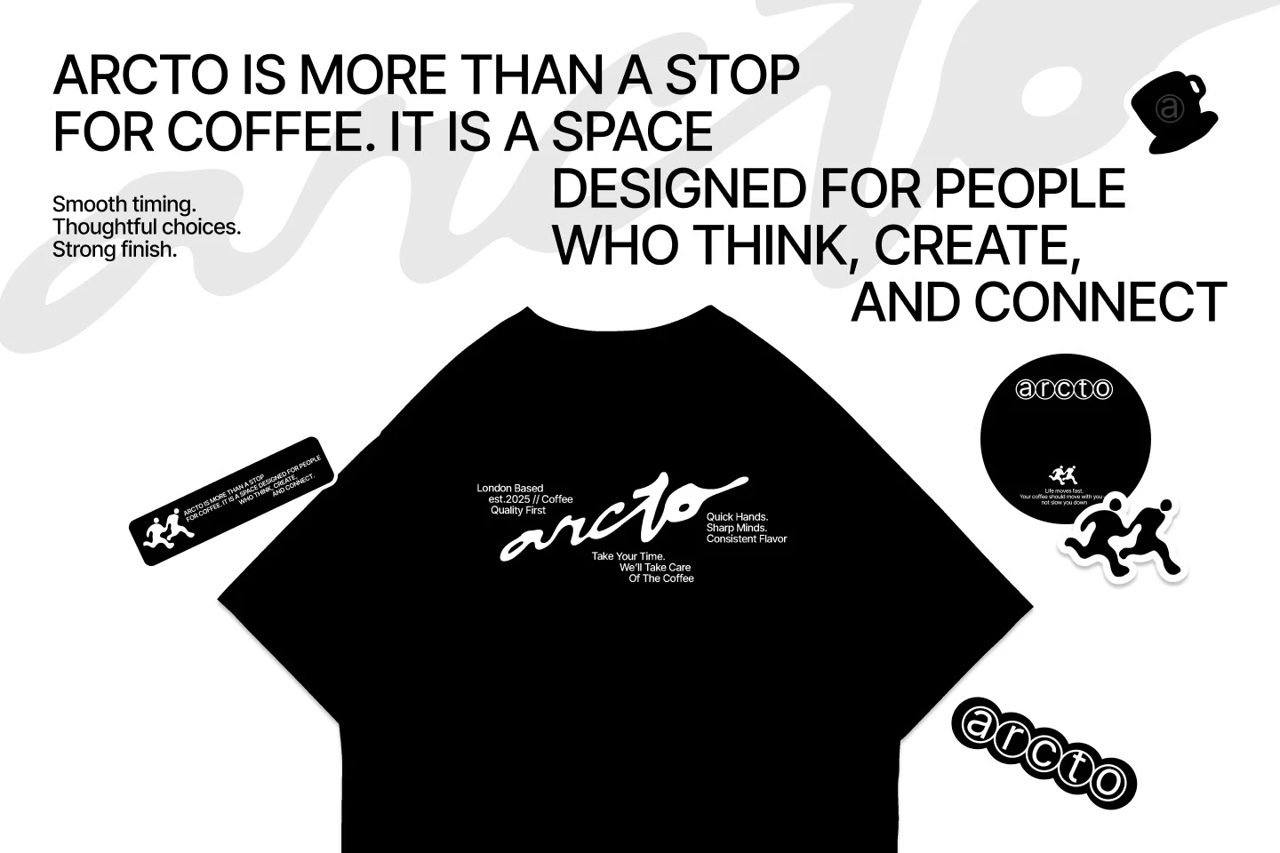 Arcto | Айдентика для кофейни — Изображение №18 — Брендинг, Графика на Dprofile