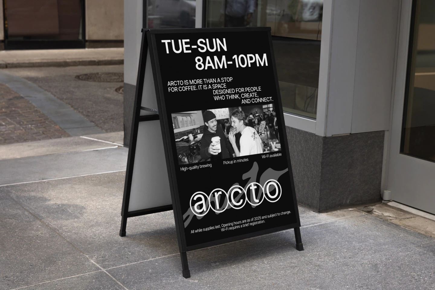 Arcto | Айдентика для кофейни — Изображение №16 — Брендинг, Графика на Dprofile