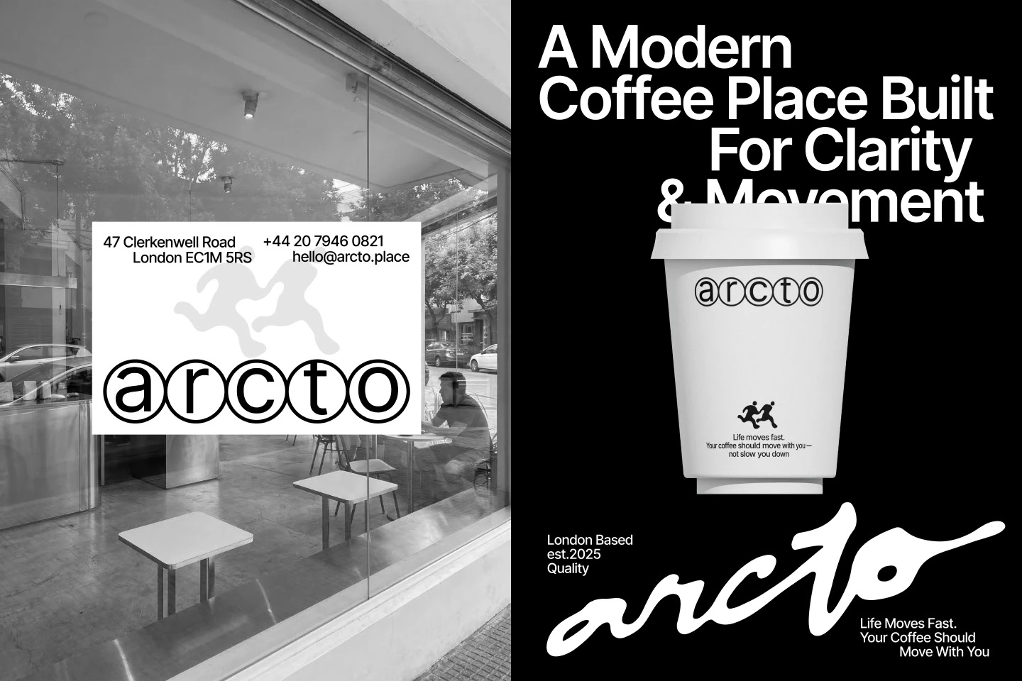 Arcto | Айдентика для кофейни — Изображение №13 — Брендинг, Графика на Dprofile