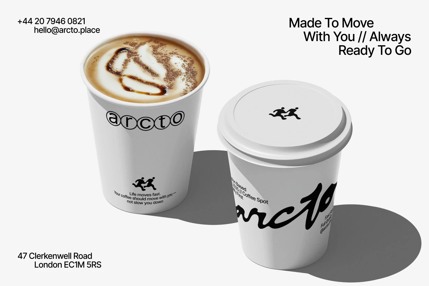 Arcto | Айдентика для кофейни — Изображение №5 — Брендинг, Графика на Dprofile