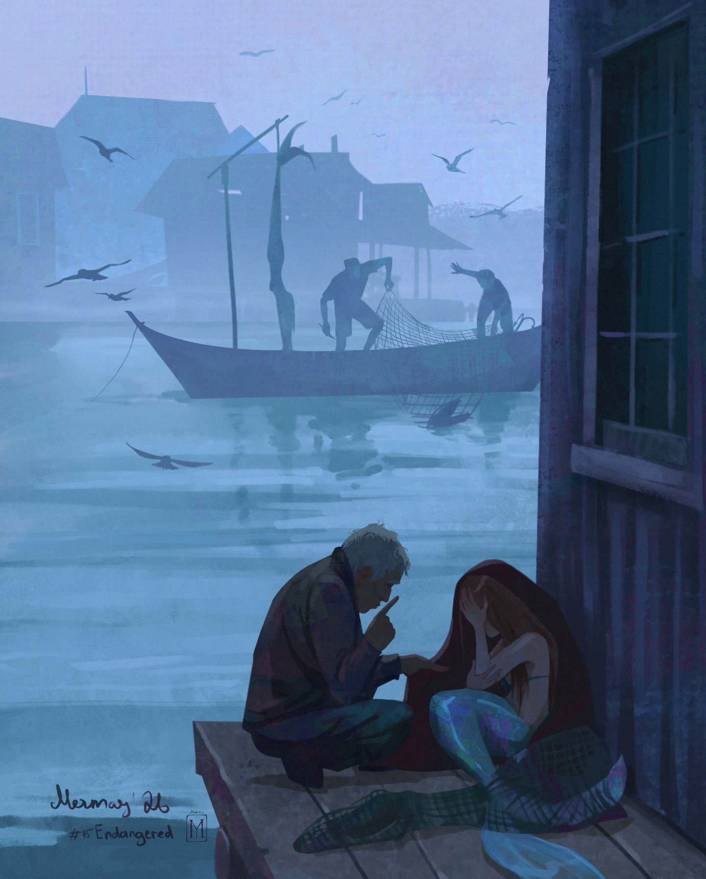 Иллюстрации для конкурса Mermay'26 — Изображение №6 — Иллюстрация на Dprofile