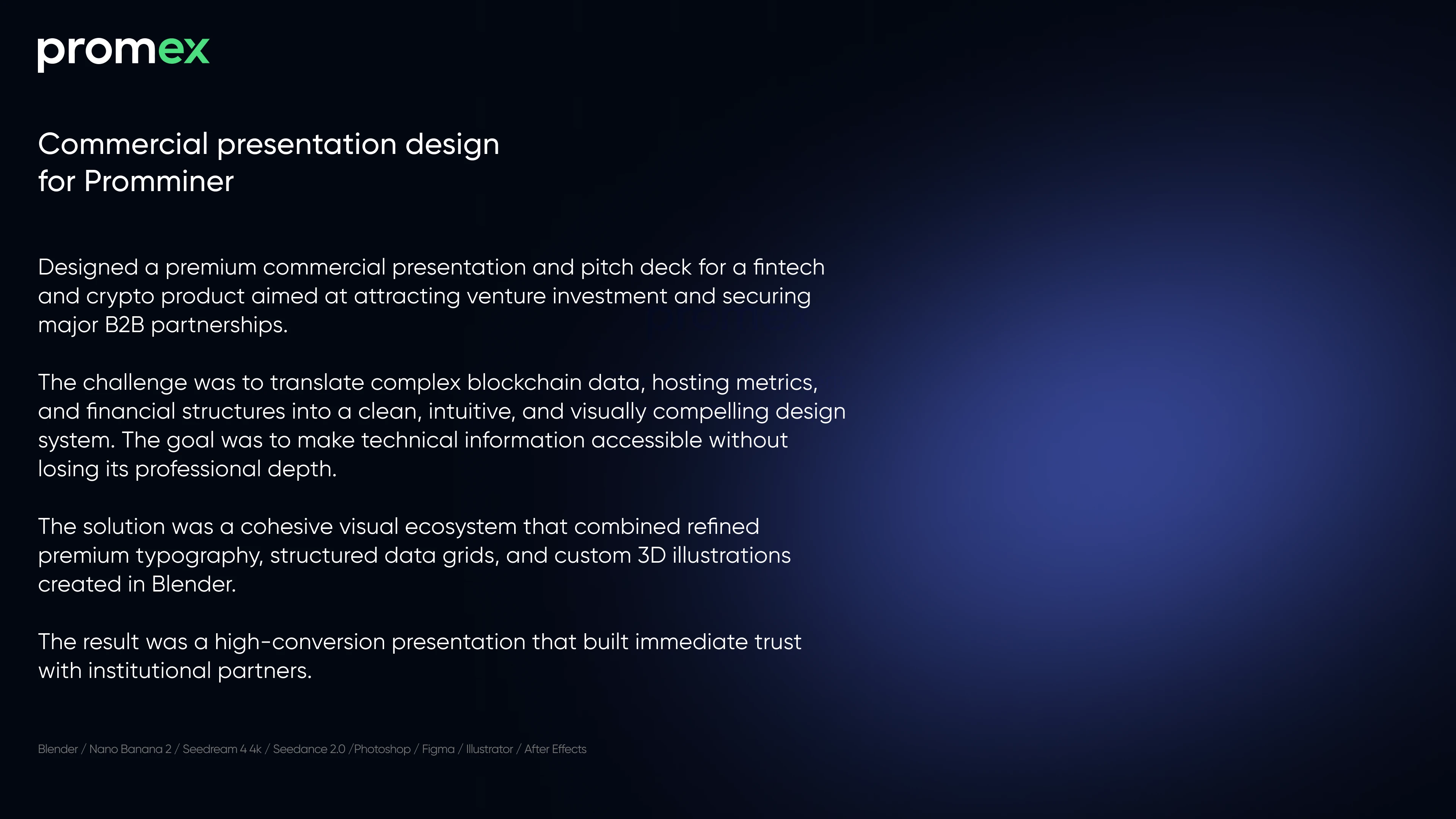Commercial presentation design — Изображение №1 — Брендинг, 3D на Dprofile