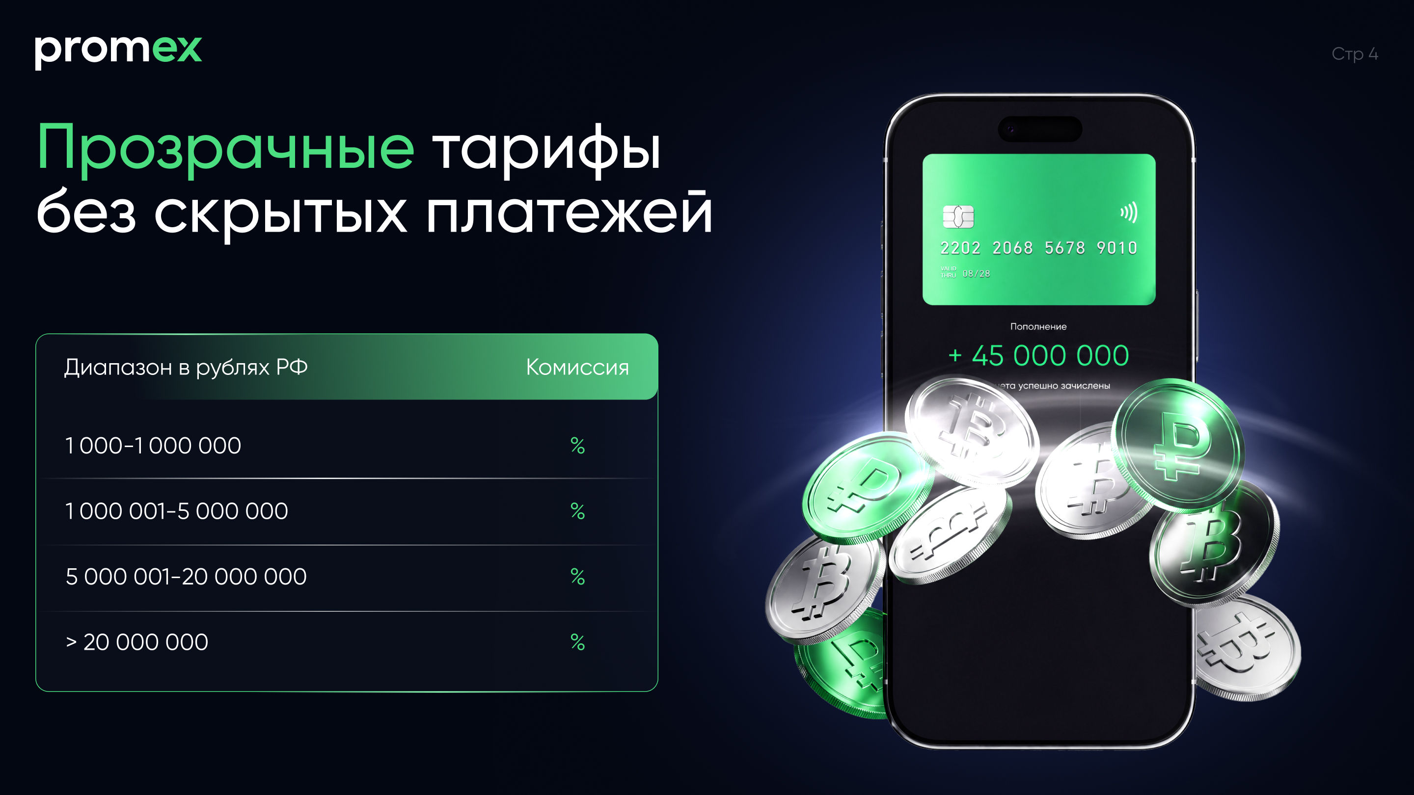 Commercial Presentation for a Crypto Exchange Platform — Изображение №8 — Брендинг, 3D на Dprofile