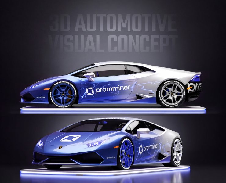 Дизайн стайлинга и реализация Lamborghini Huracan на Dprofile