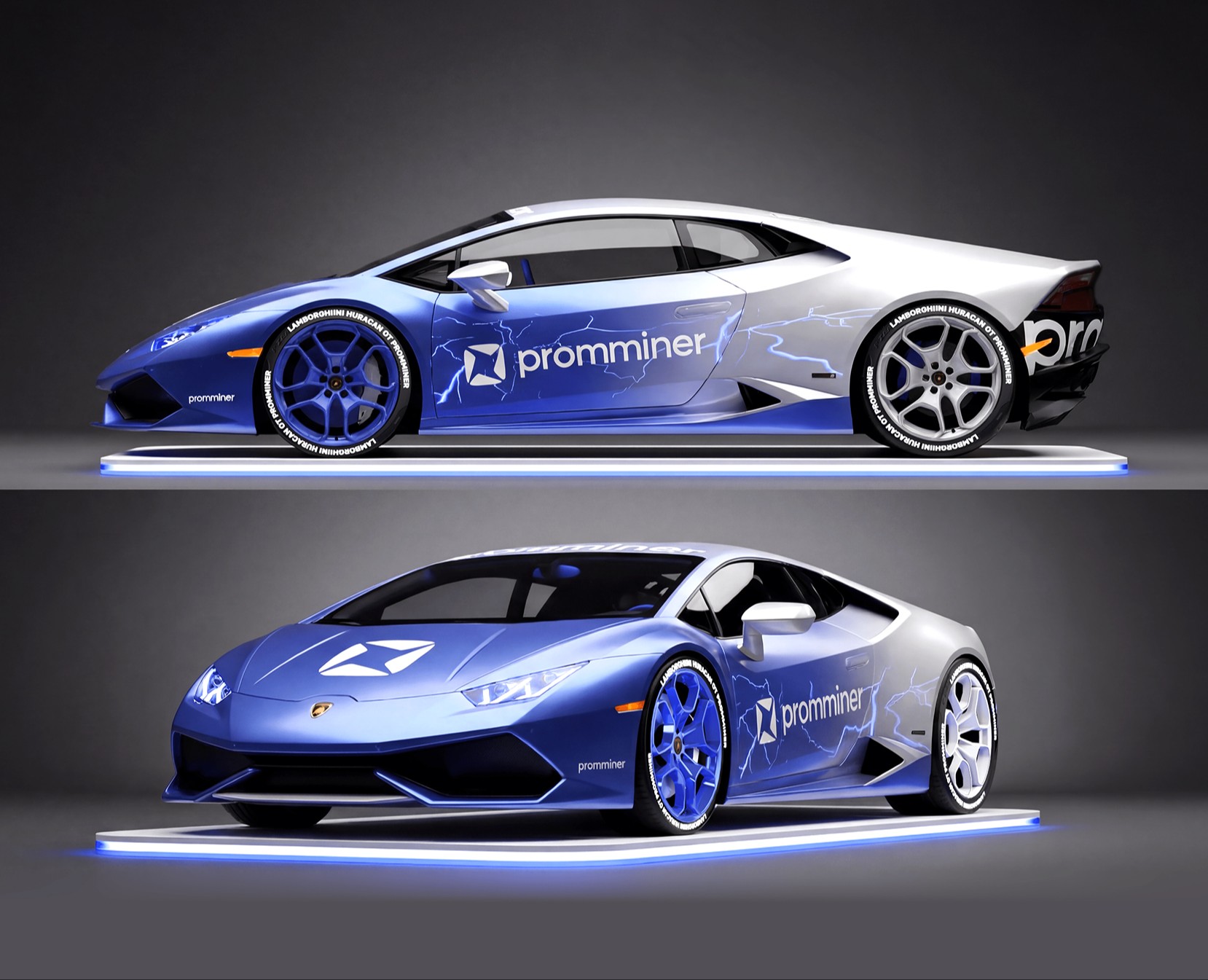 Design and implementation Lamborghini Huracan — 3D, Промдизайн на Dprofile