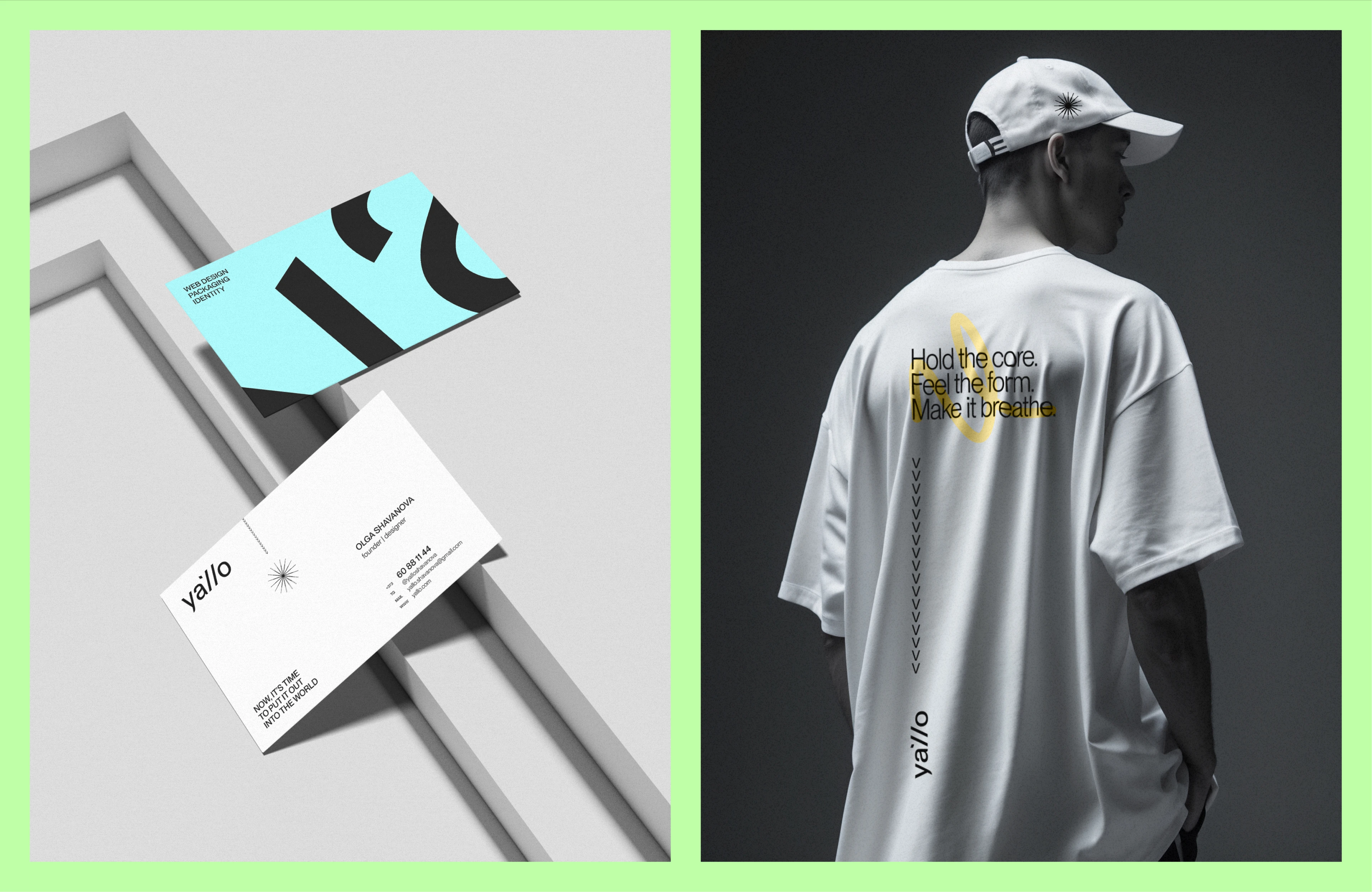 Сайт и айдентика для дизайн бренда Yallo — Изображение №3 — Интерфейсы, Брендинг на Dprofile