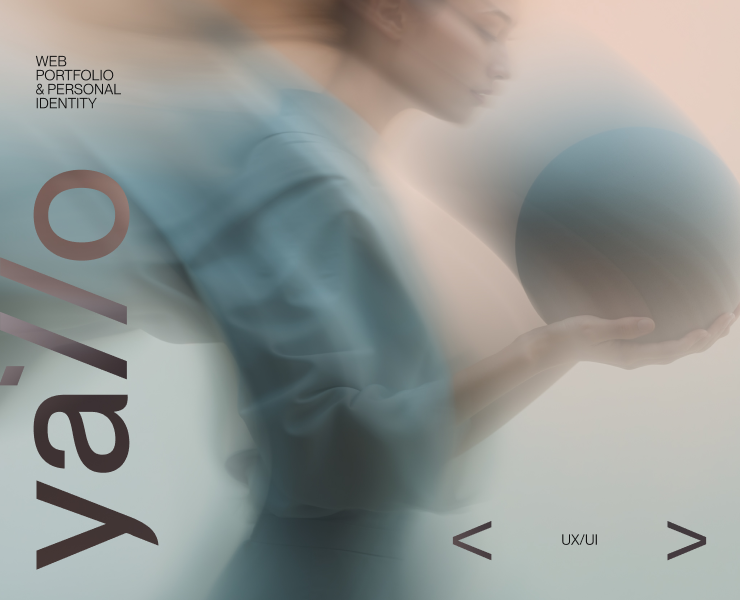 Сайт и айдентика для дизайн бренда Yallo на Dprofile