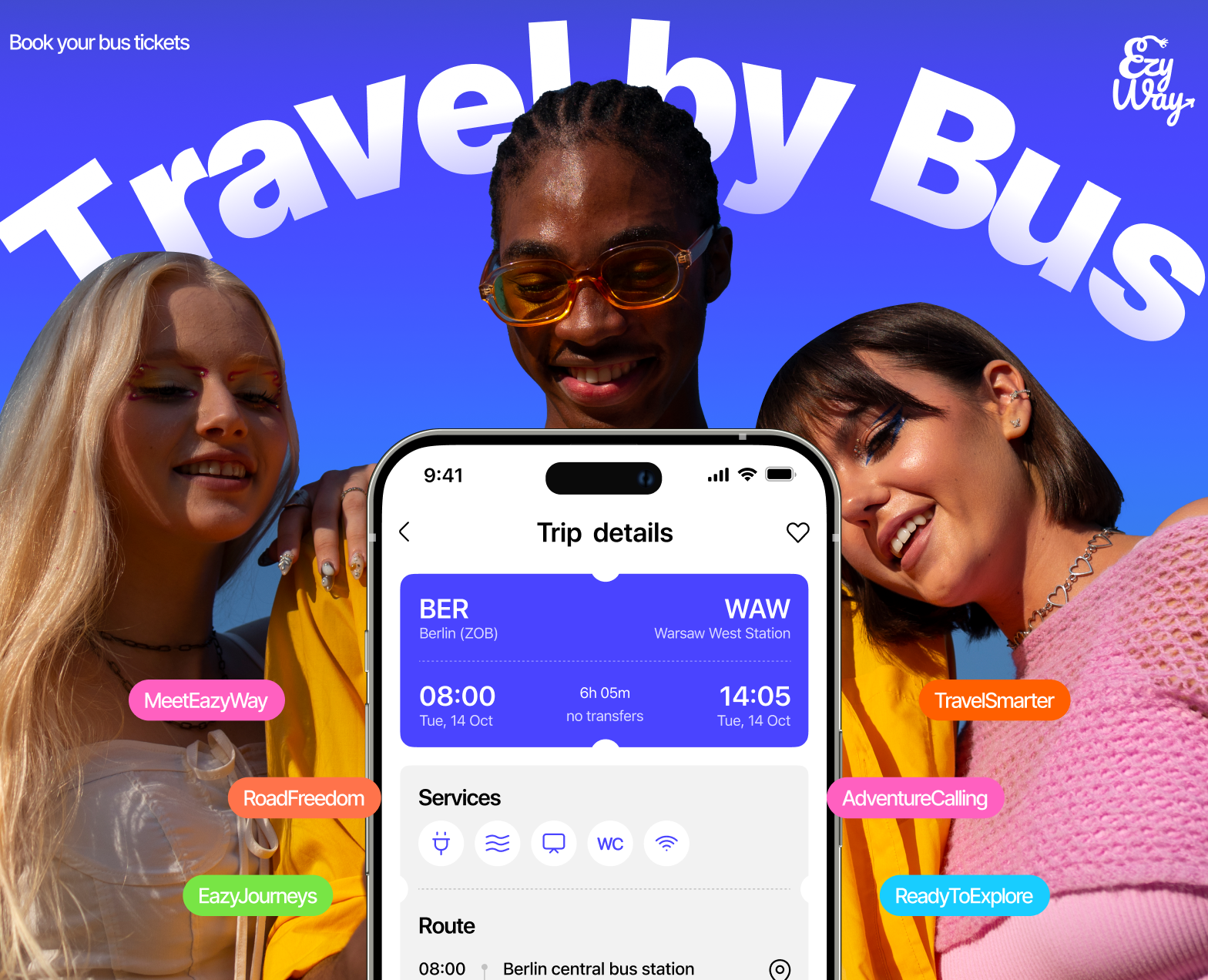 EzyWay | Bus Booking Mobile App на Dprofile