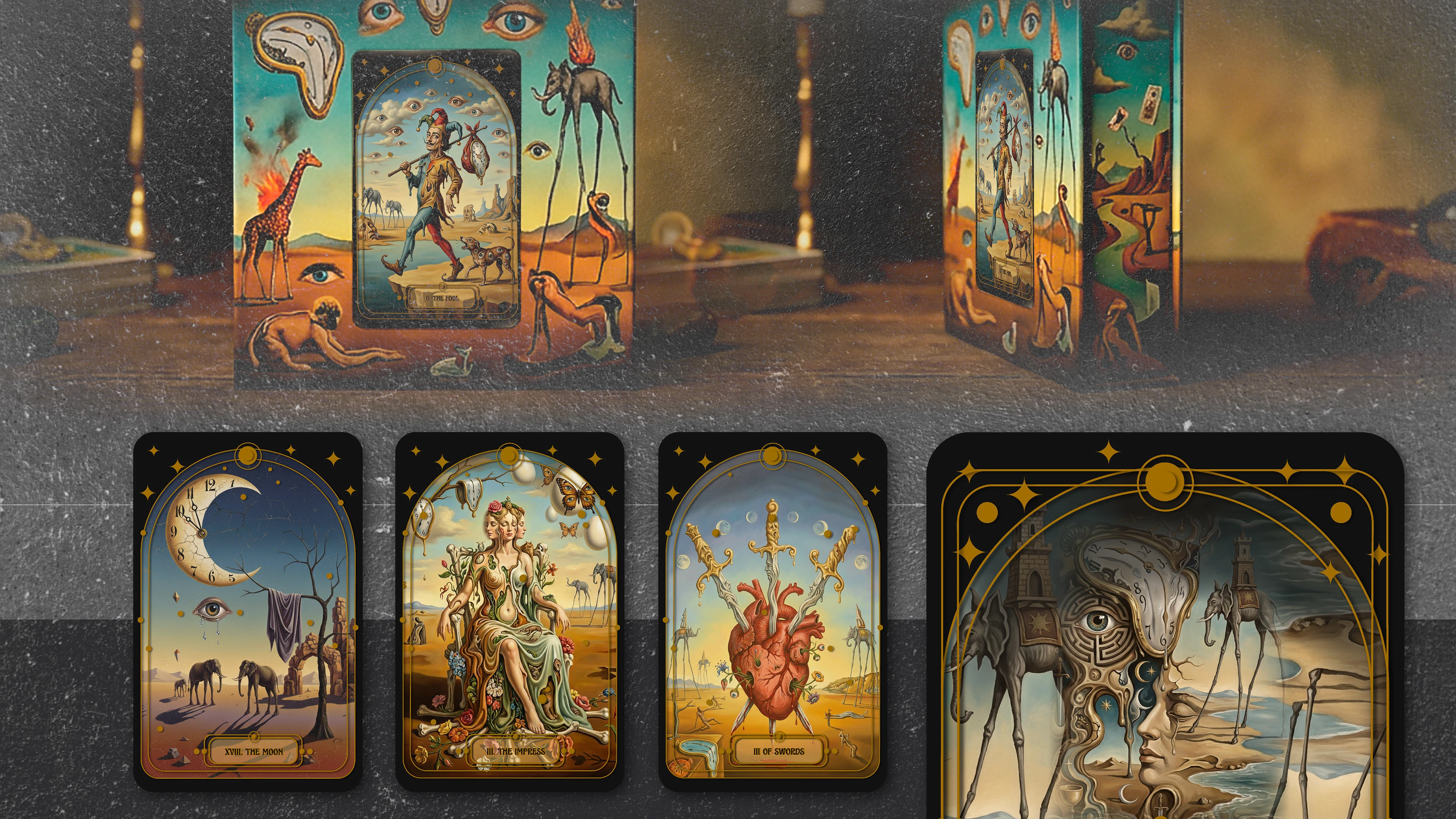 Surrealist Tarot Deck. Таро Сальвадора Дали — Изображение №6 — Иллюстрация, Графика на Dprofile