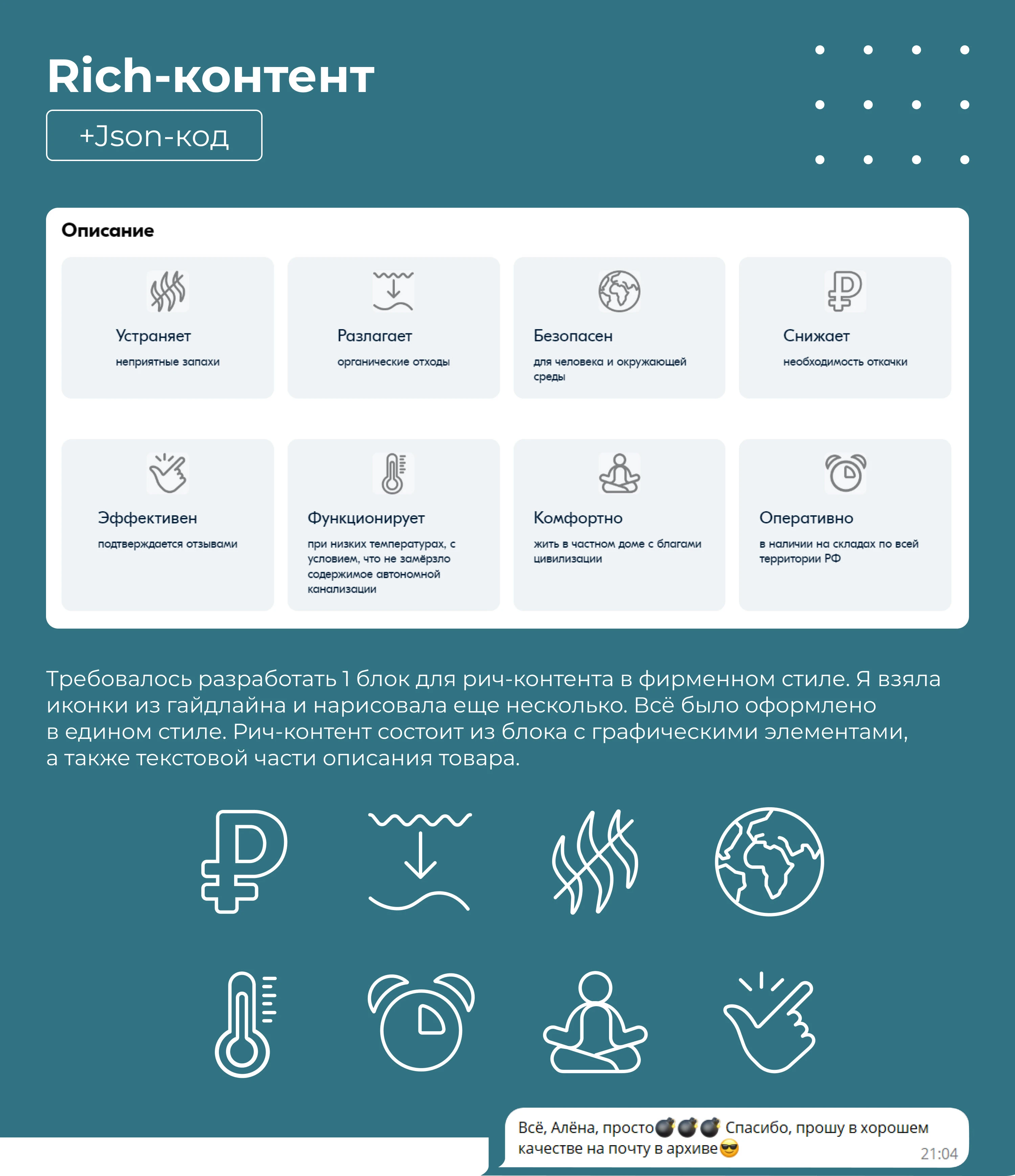 Дизайн карточки товара / Инфографика / Product card — Изображение №9 — Графика, Маркетинг на Dprofile