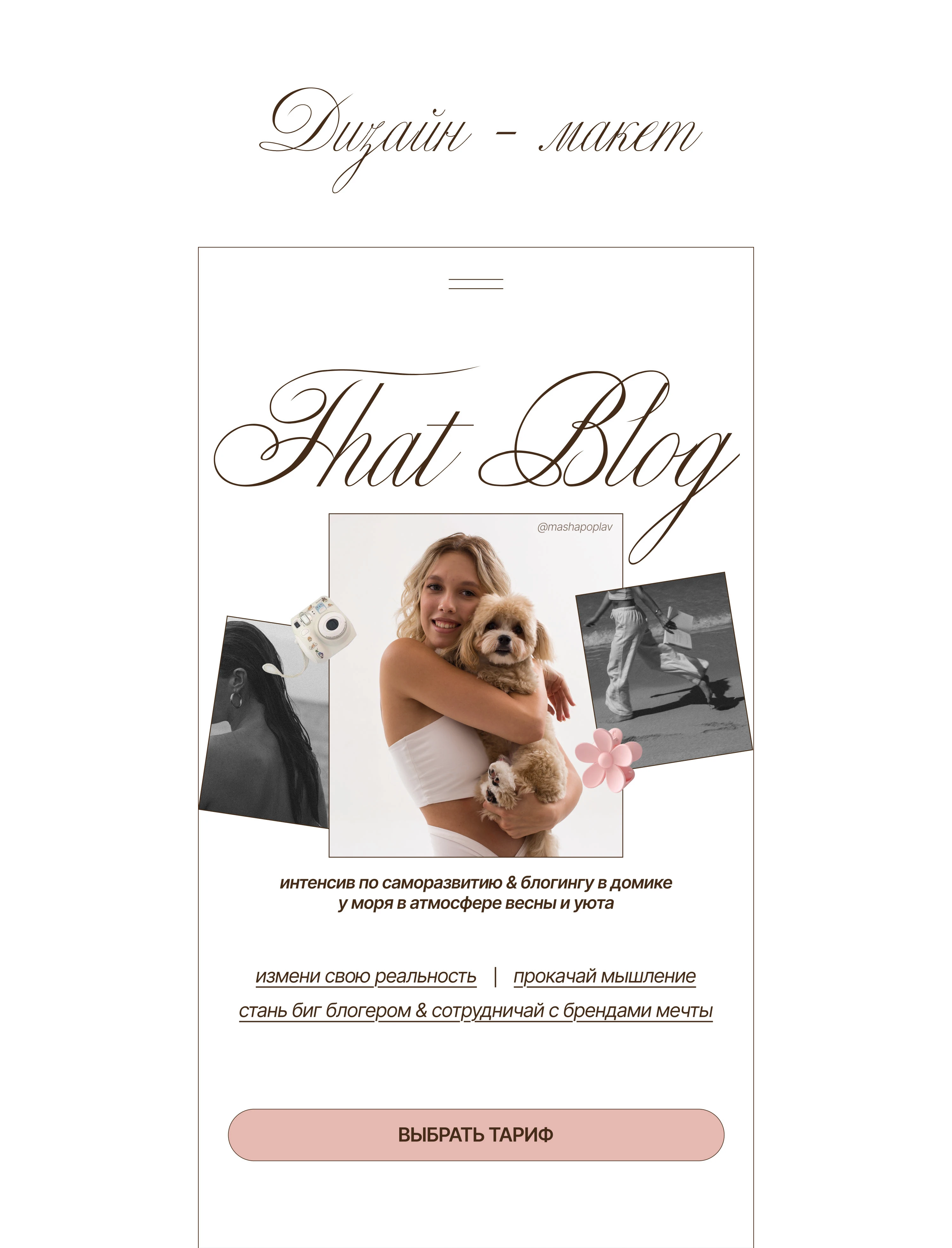 Дизайн сайта на Таплинк / Taplink Website / Презентация — Изображение №4 — Интерфейсы на Dprofile