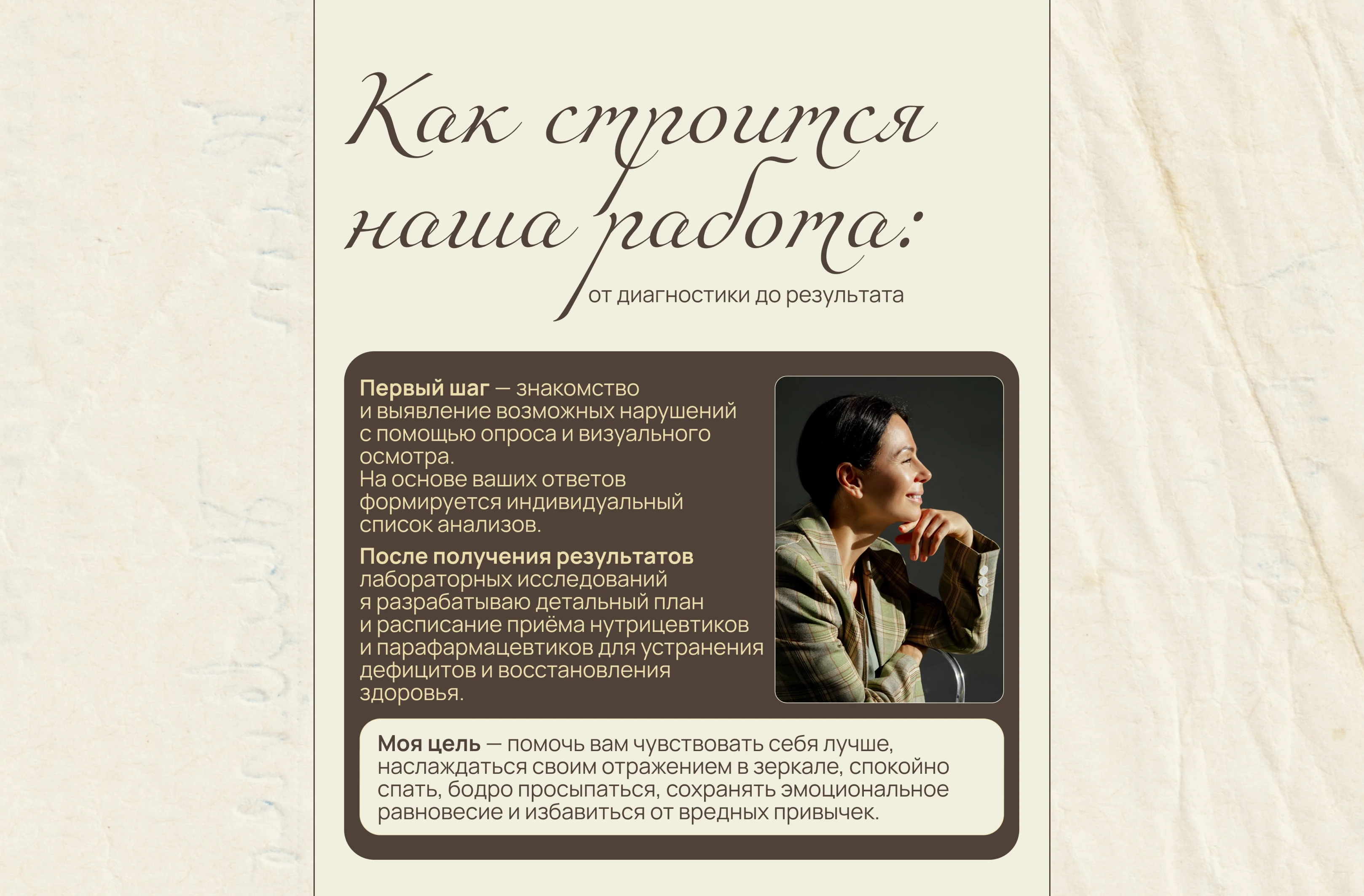 Таплинк | Taplink сайт для нутрициолога — Изображение №6 — Интерфейсы, Брендинг на Dprofile