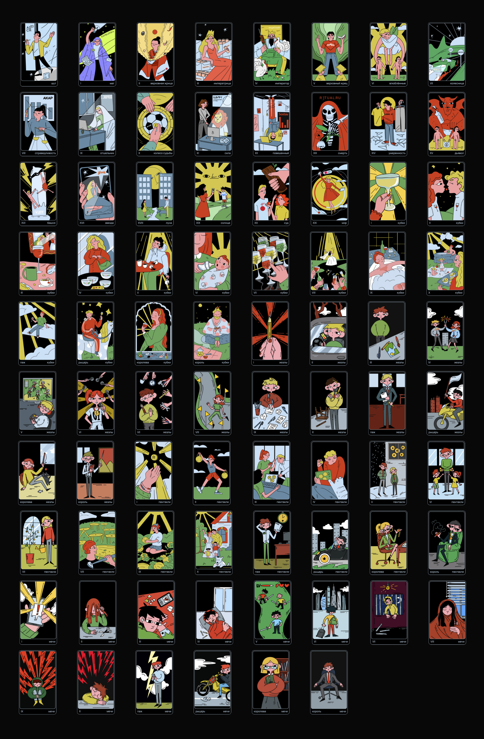 Маркетинговая колода таро — Изображение №10 — Иллюстрация, Графика на Dprofile
