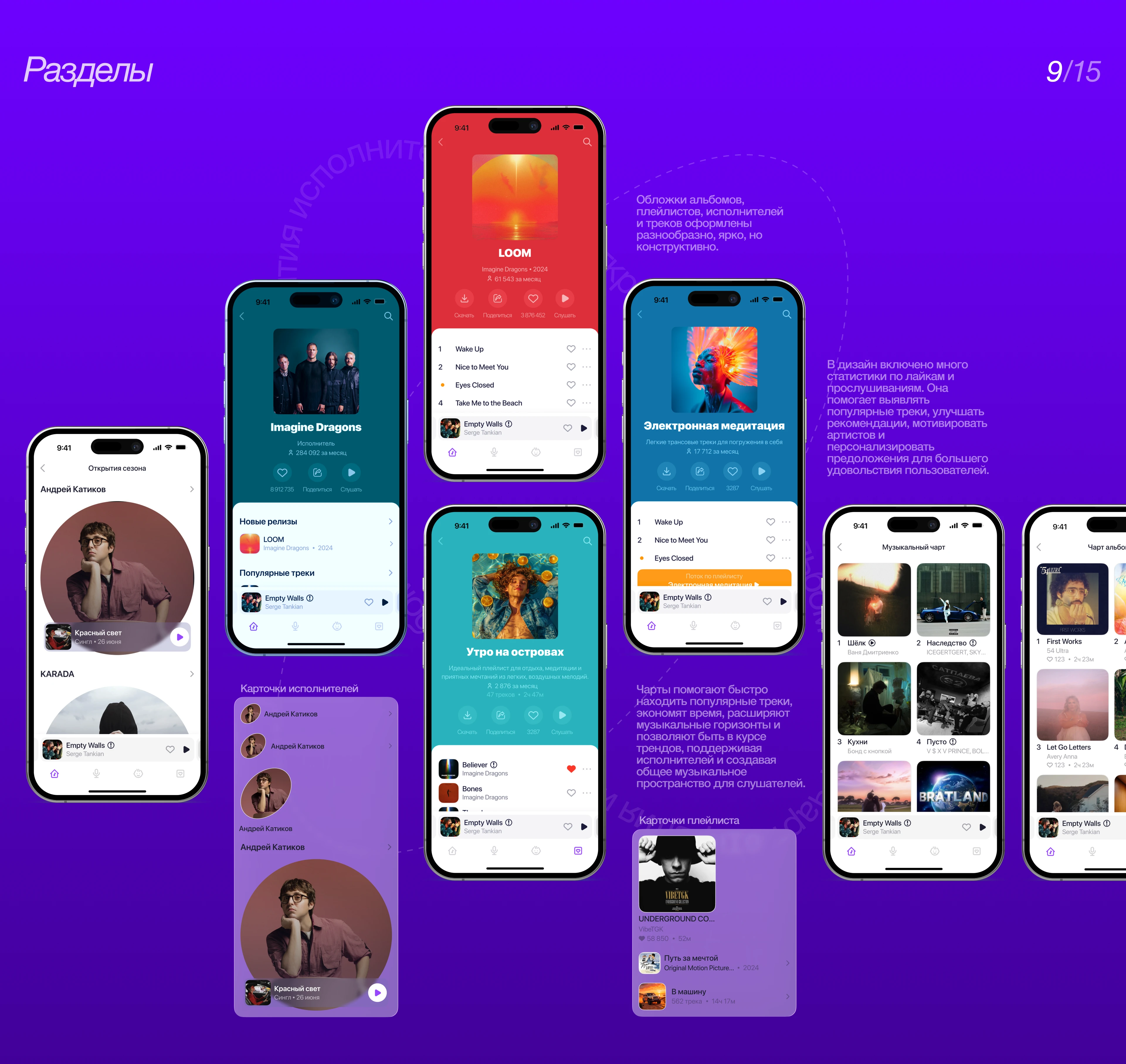MUSIC PLAYER ECHO [APP DESIGN] — Изображение №14 — Интерфейсы на Dprofile