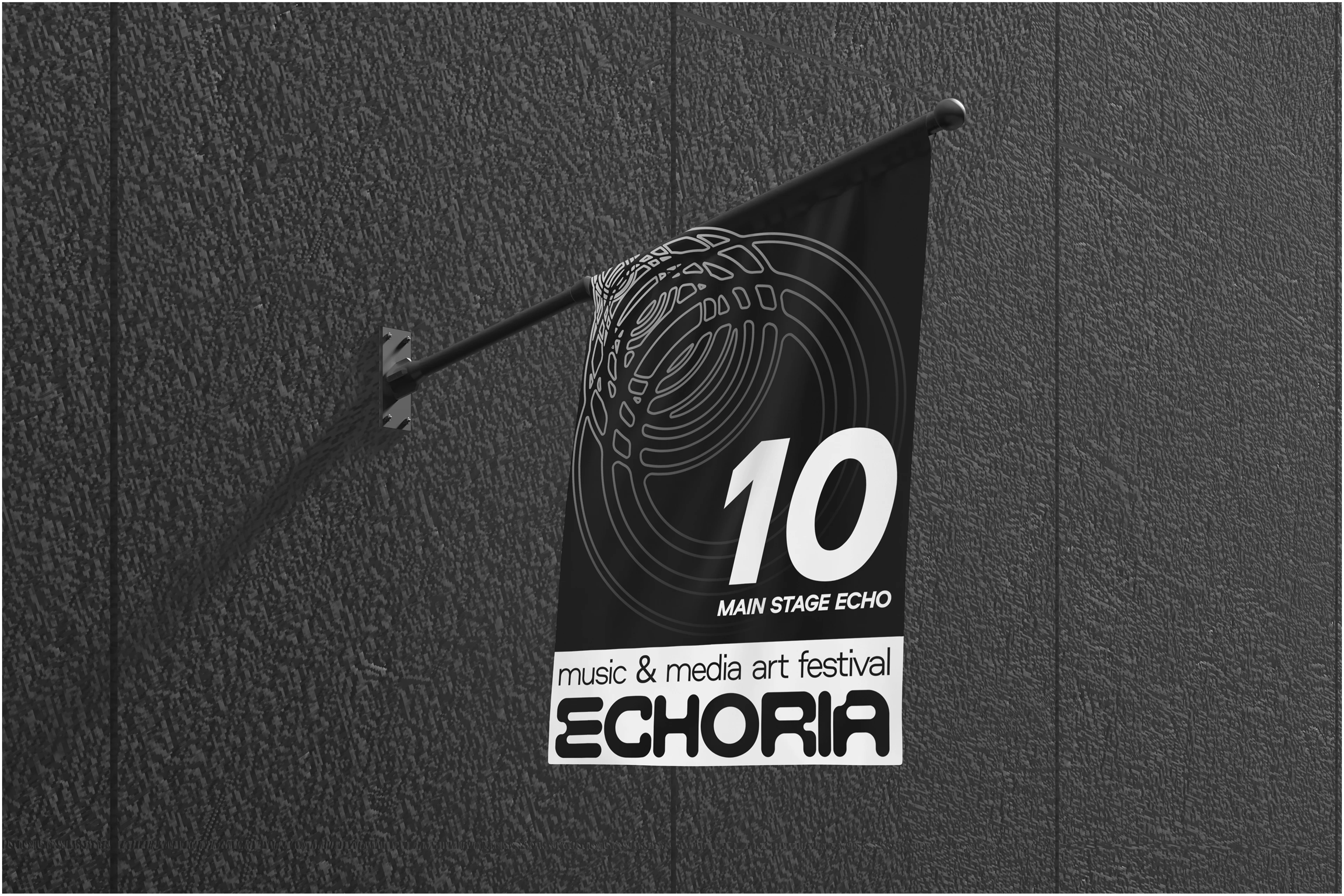 ECHORIA MUSIC & MEDIA ART FESTIVAL [BRAND IDENTITY] — Изображение №23 — Брендинг, Иллюстрация на Dprofile