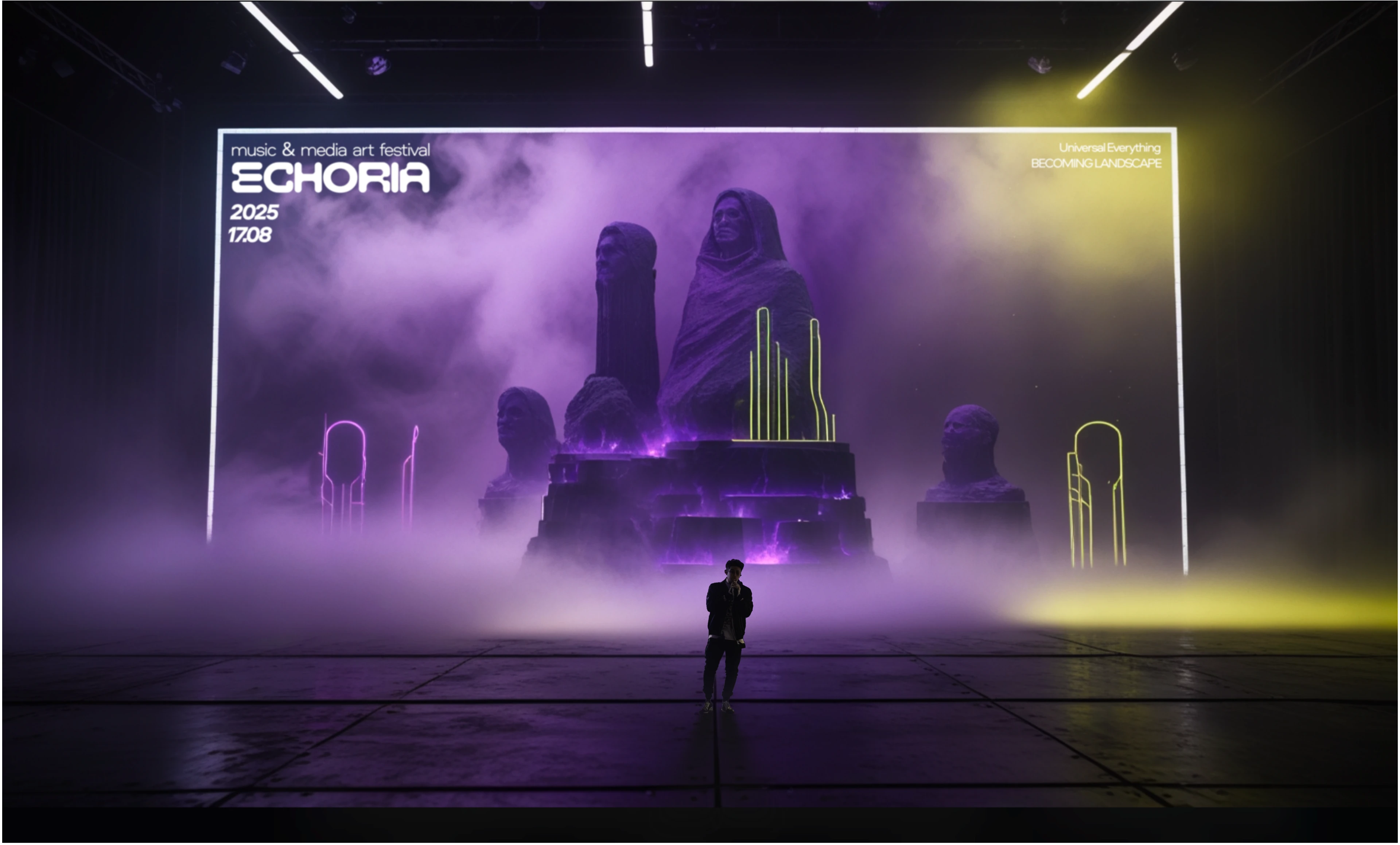 ECHORIA MUSIC & MEDIA ART FESTIVAL [BRAND IDENTITY] — Изображение №20 — Брендинг, Иллюстрация на Dprofile