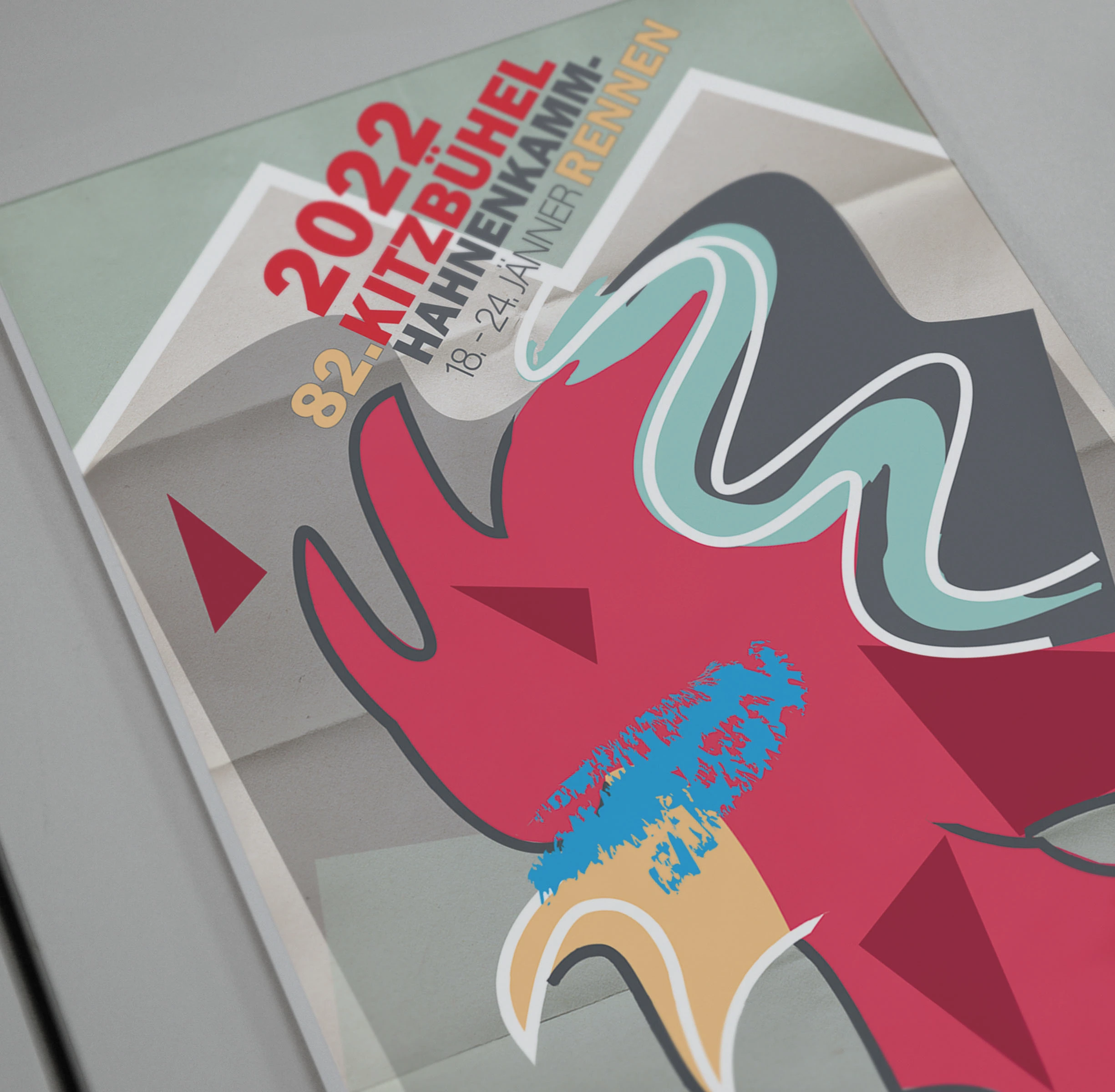 Конкурсные плакаты для лыжных соревнований — Изображение №1 — Иллюстрация, Графика на Dprofile