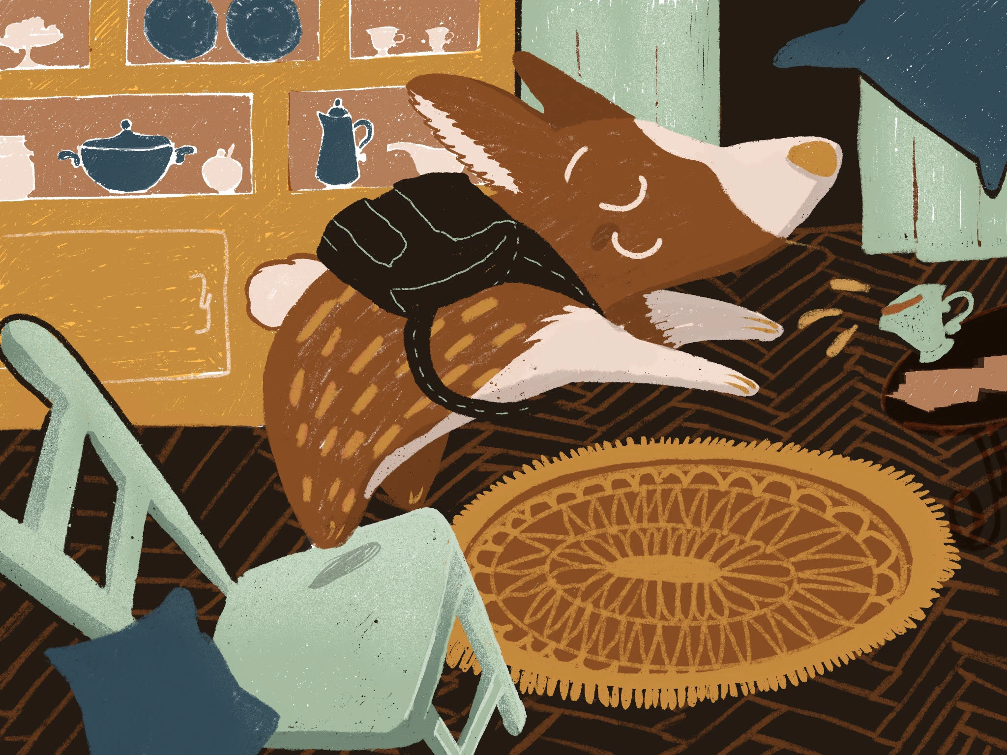 Игривый и целеустремленный пёс — Изображение №4 — Иллюстрация на Dprofile