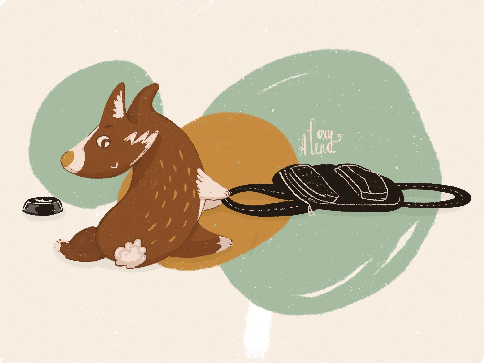 Игривый и целеустремленный пёс — Изображение №3 — Иллюстрация на Dprofile