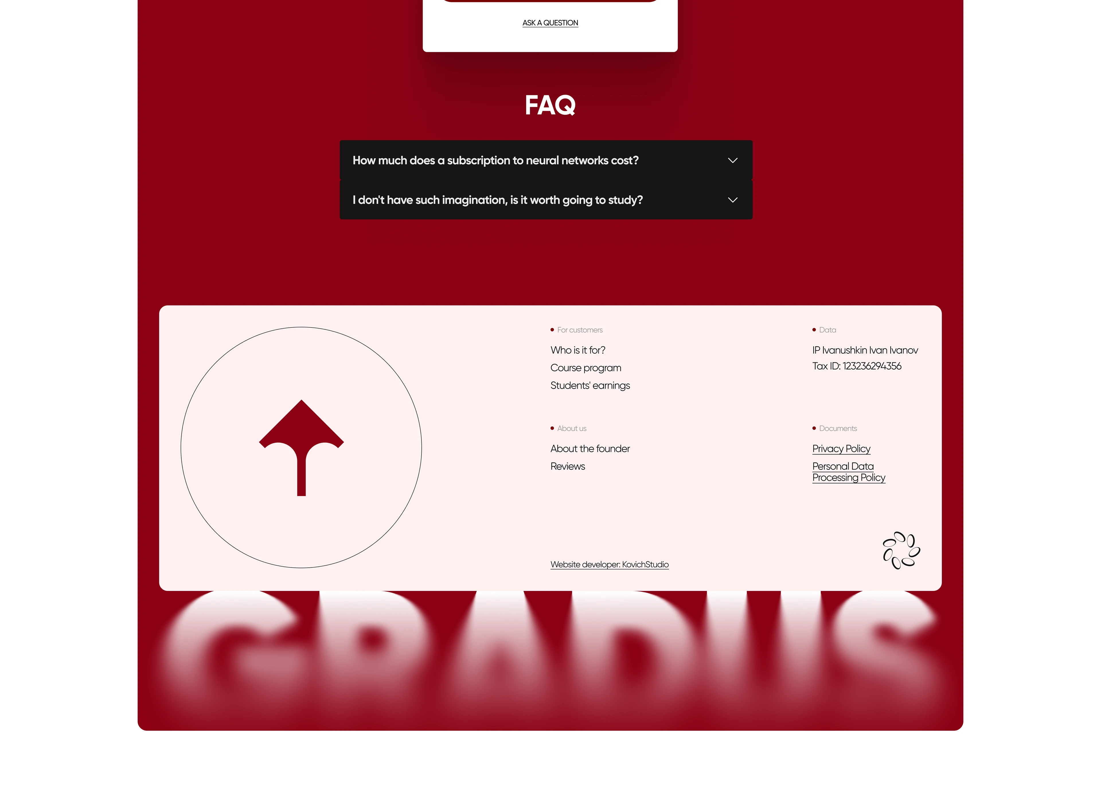 GRADUS — EdTech-платформа для создателей AI Fashion-контента — Изображение №11 — Интерфейсы, Анимация на Dprofile