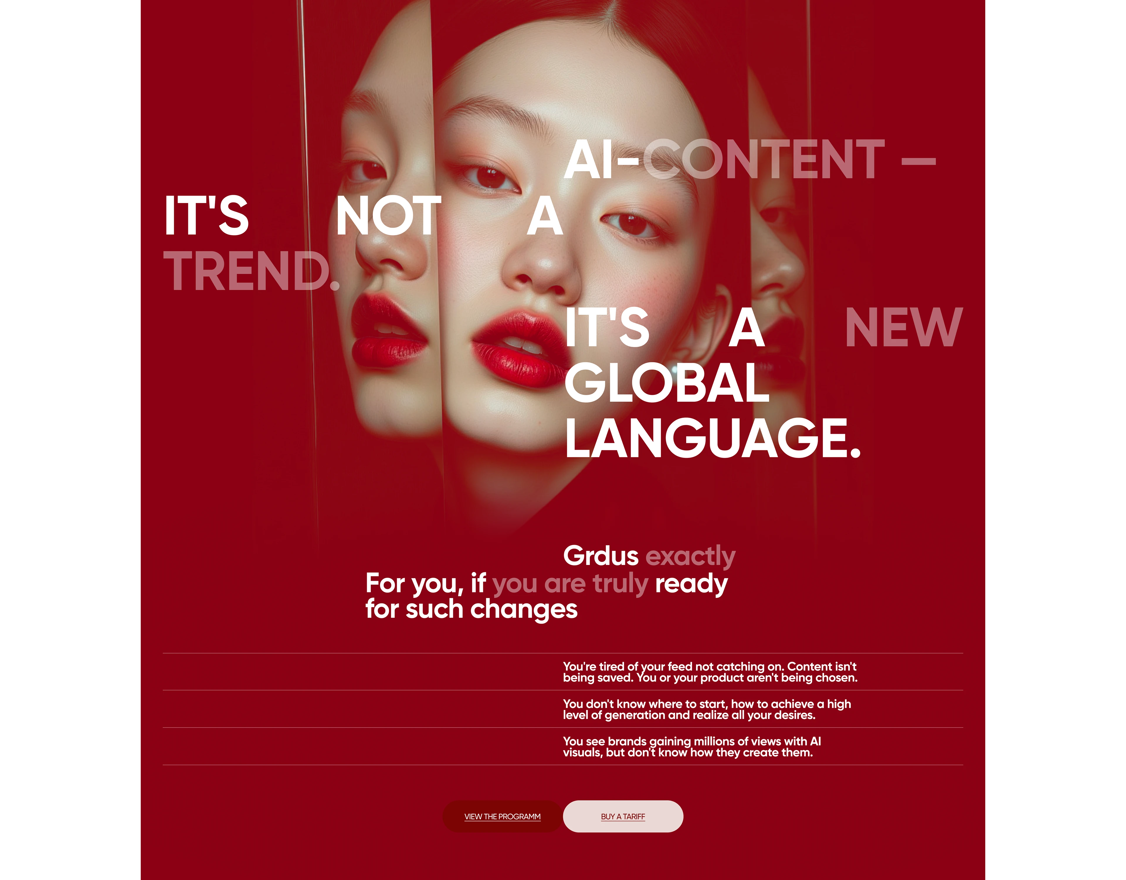 GRADUS — EdTech-платформа для создателей AI Fashion-контента — Изображение №8 — Интерфейсы, Анимация на Dprofile