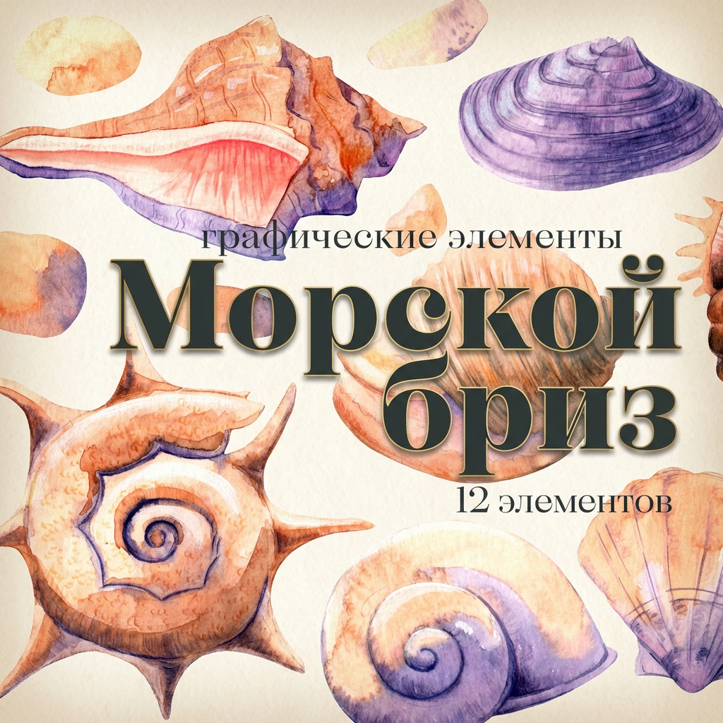 Бесшовный паттерн "Морской бриз" — Изображение №2 — Иллюстрация, Графика на Dprofile
