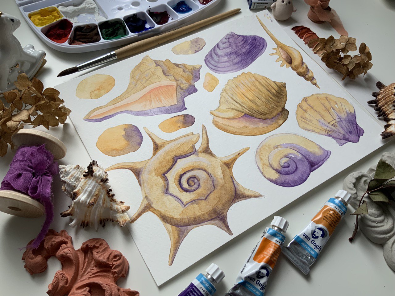 Бесшовный паттерн "Морской бриз" — Изображение №1 — Иллюстрация, Графика на Dprofile