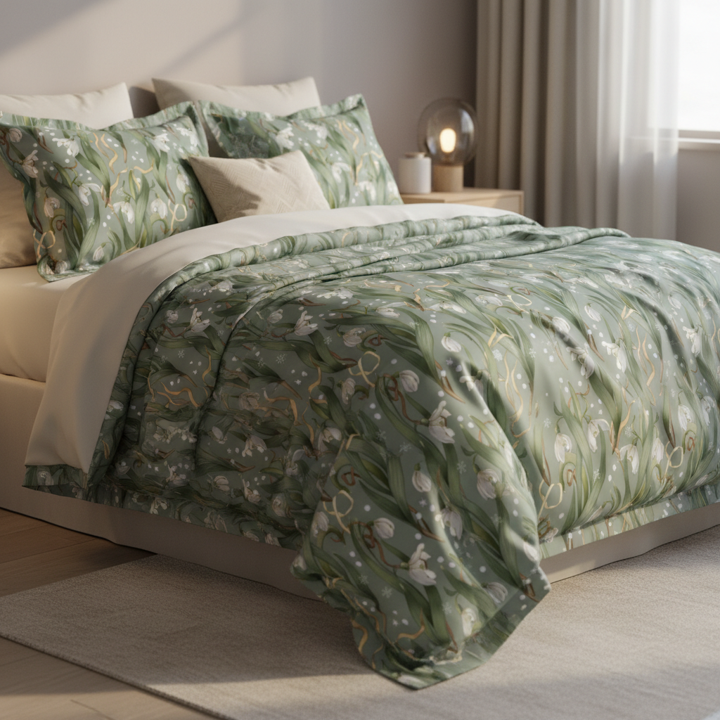 Набор бесшовный паттернов "Подснежники" — Изображение №8 — Иллюстрация, Графика на Dprofile