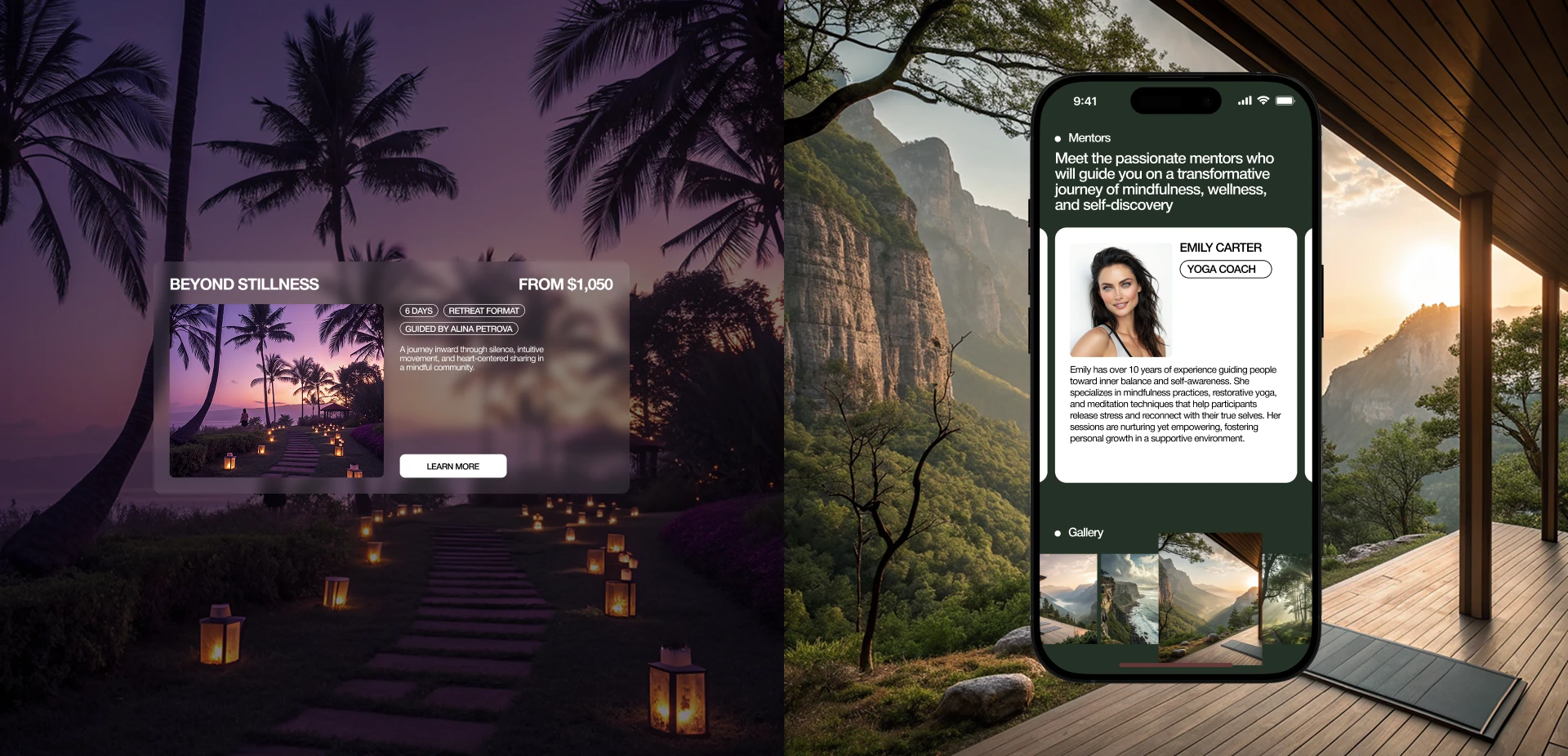 Website | Retreat booking — Изображение №13 — Интерфейсы на Dprofile
