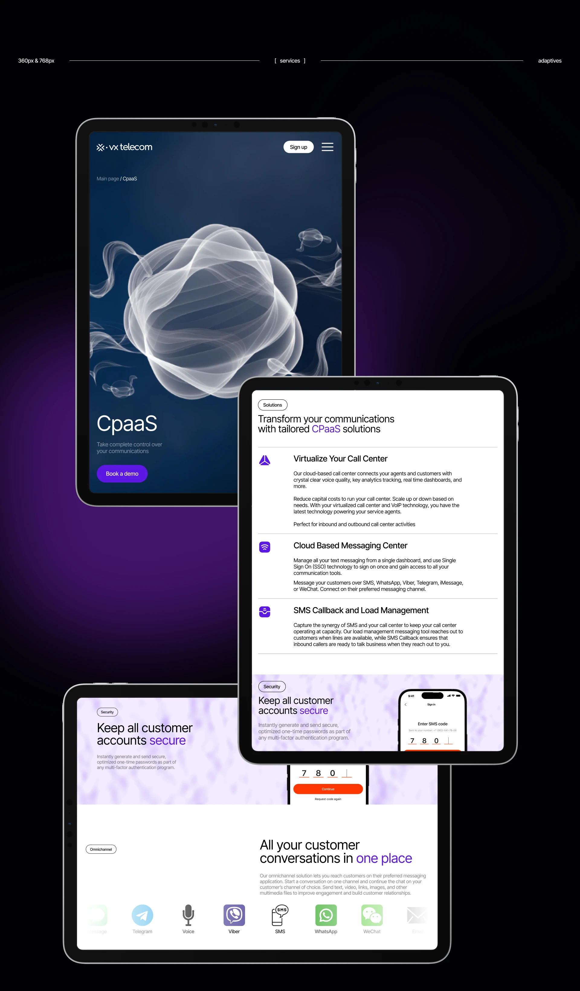 Website for a VoIP & SMS Provider — Изображение №14 — Интерфейсы на Dprofile