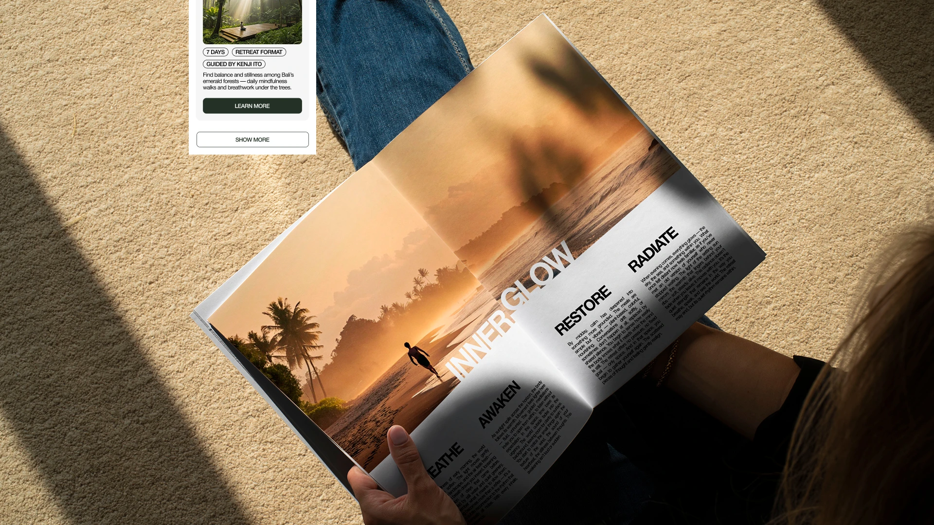 Website | Retreat booking — Изображение №8 — Интерфейсы на Dprofile