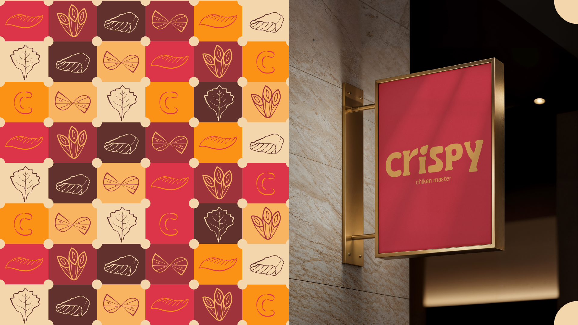 Crispy | Фирменный стиль | Ресторан | Брендинг | — Изображение №3 — Брендинг, Графика на Dprofile