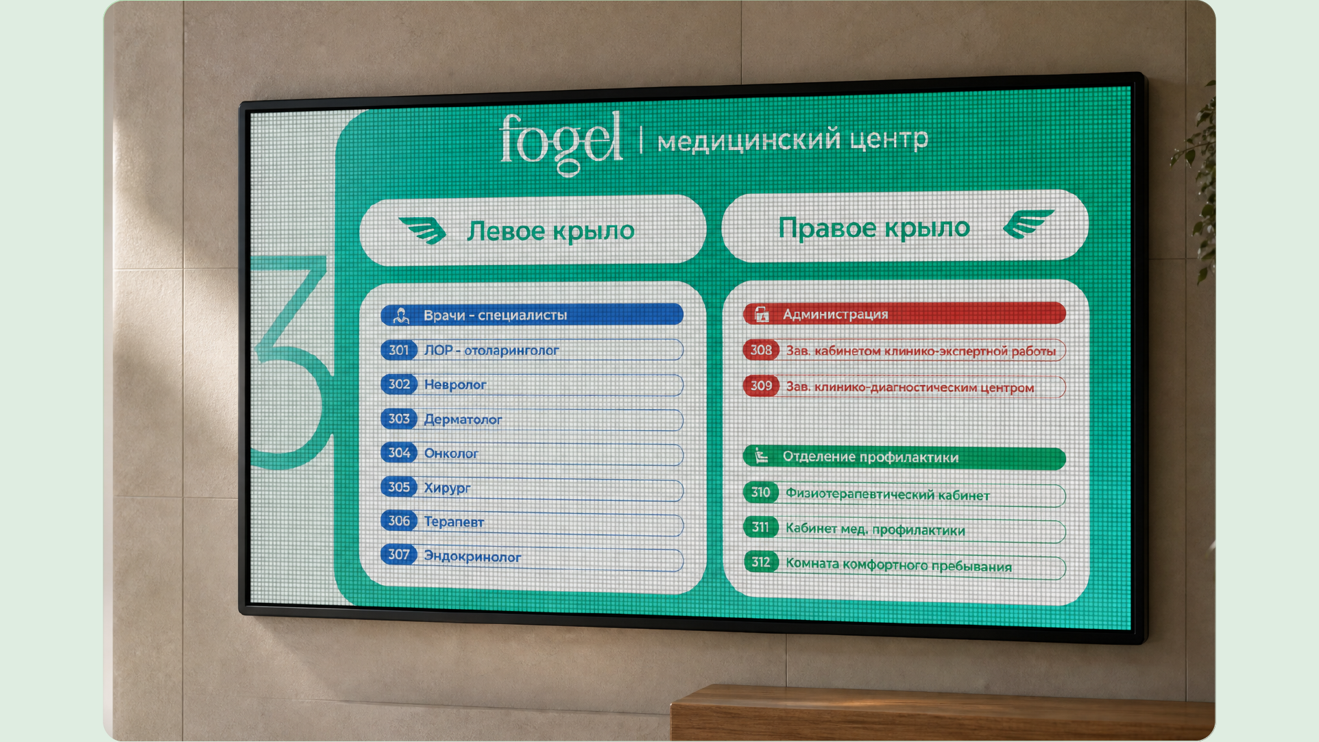 Fogel | Медицинский центр | Брендинг — Изображение №3 — Брендинг на Dprofile