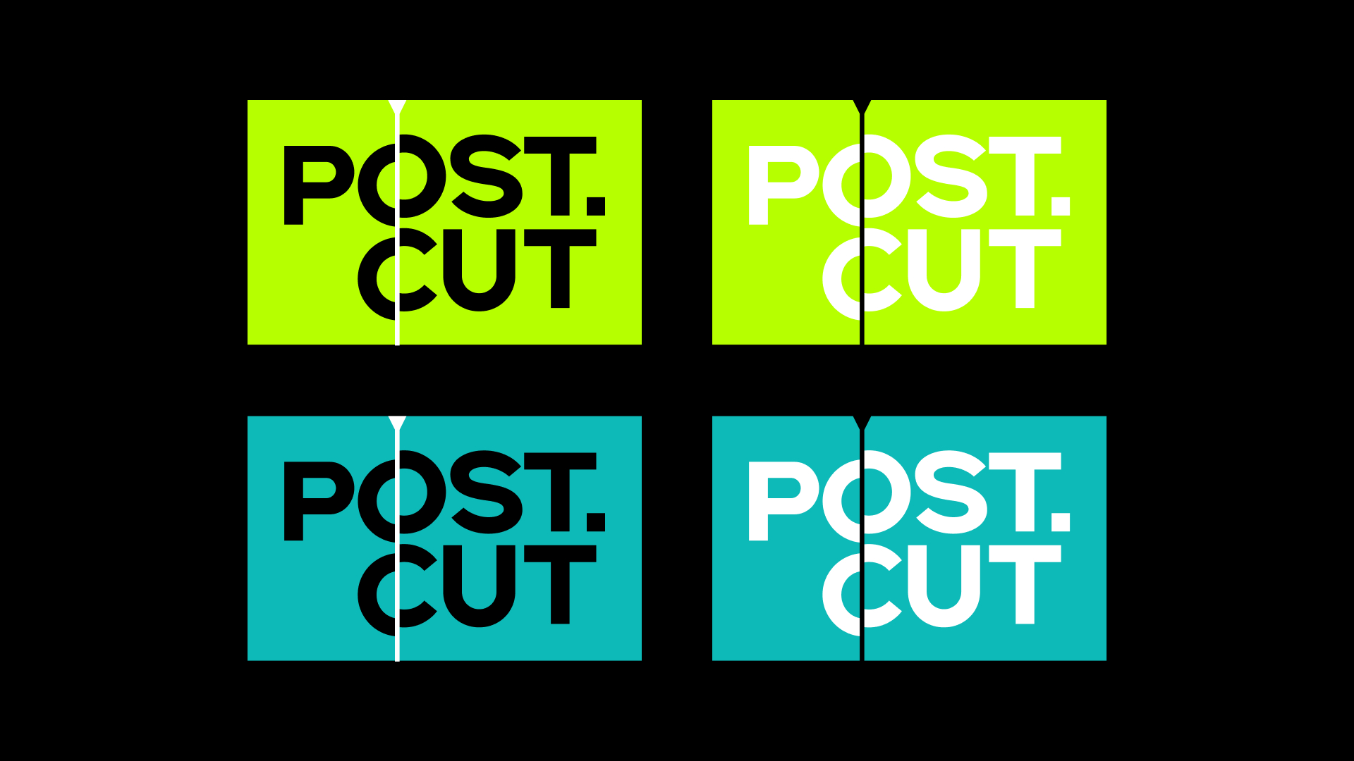 Логотип для «Post-cut» — Изображение №5 — Брендинг, Графика на Dprofile