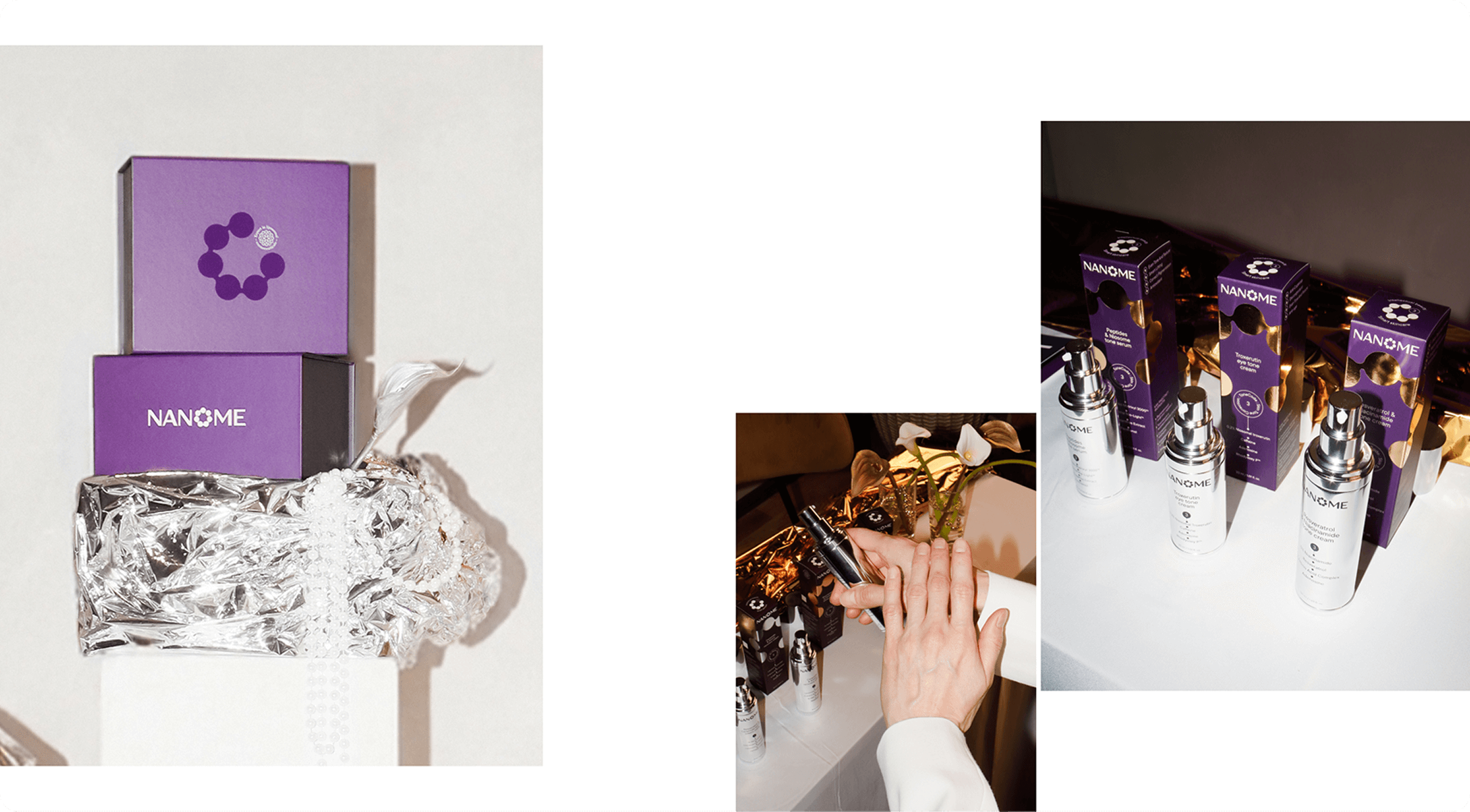 Косметический бренд Nanome — Изображение №8 — Интерфейсы, Брендинг на Dprofile