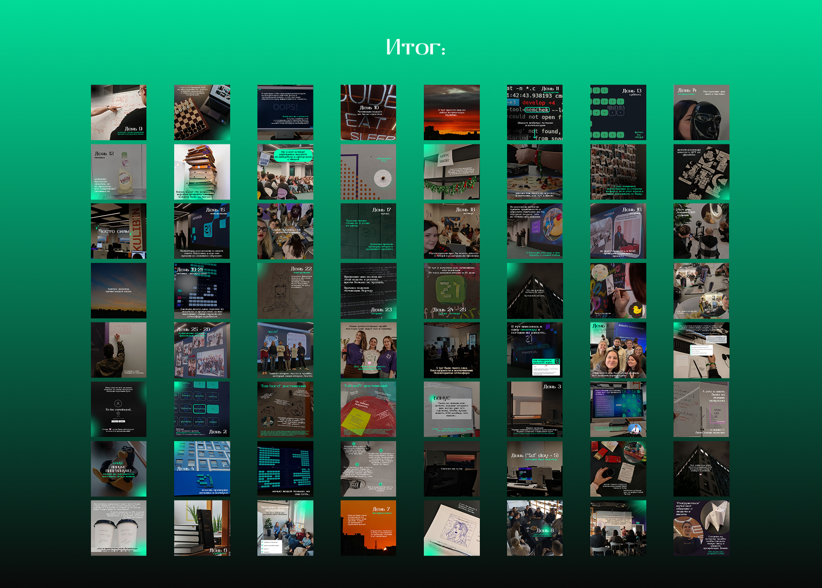 ТГ-дневник участника бассейна Школы-21 — Изображение №3 — Брендинг, Маркетинг на Dprofile