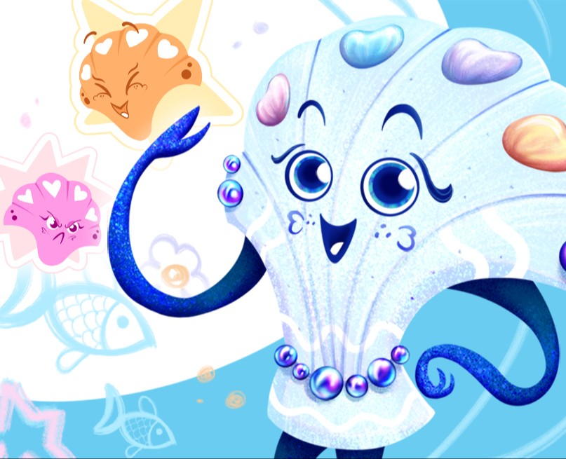 Бренд-персонаж для лагеря | «Жемчужинка» на Dprofile