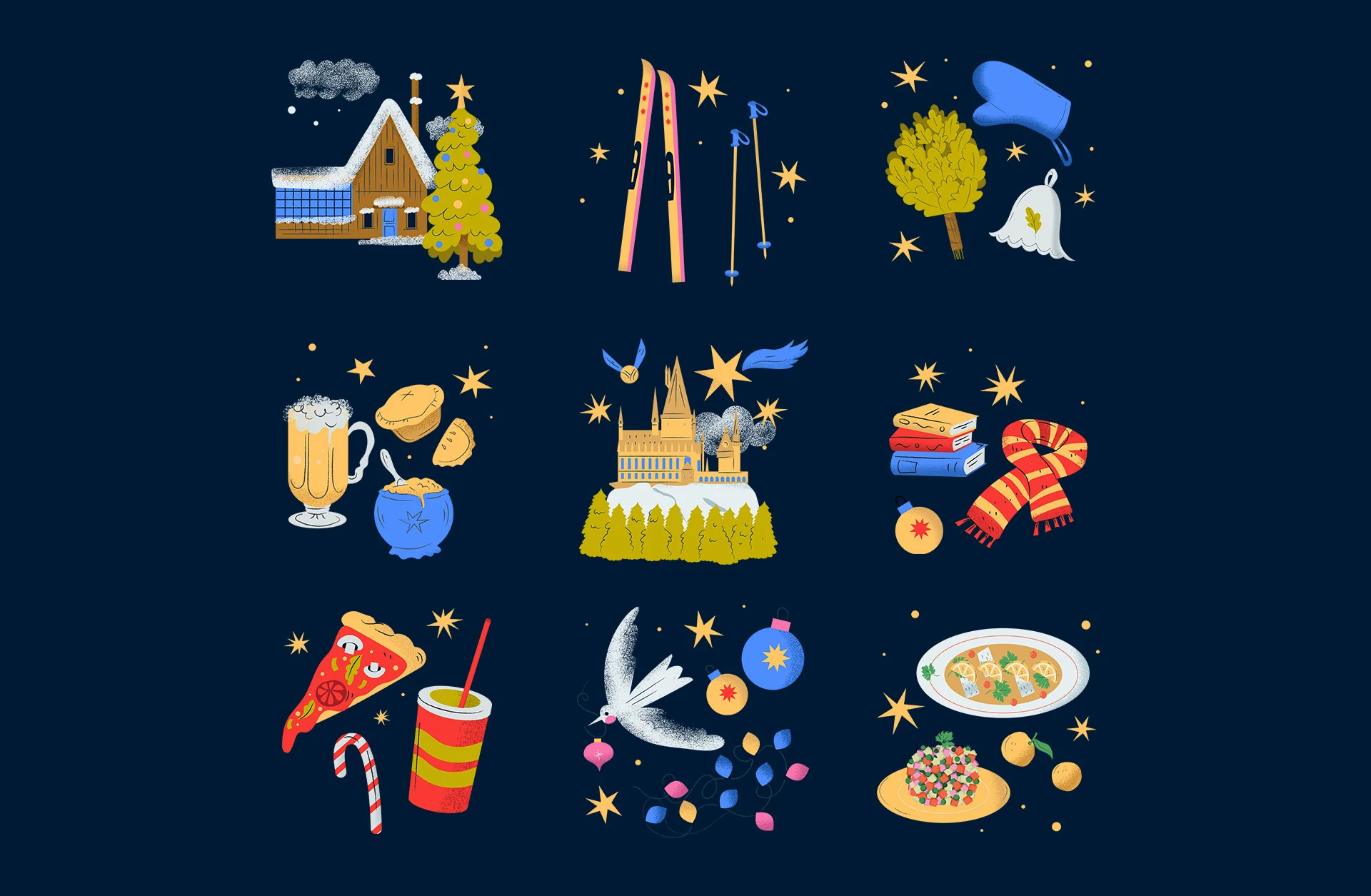 Xmas OZON&TimeOut — Изображение №4 — Иллюстрация, Маркетинг на Dprofile