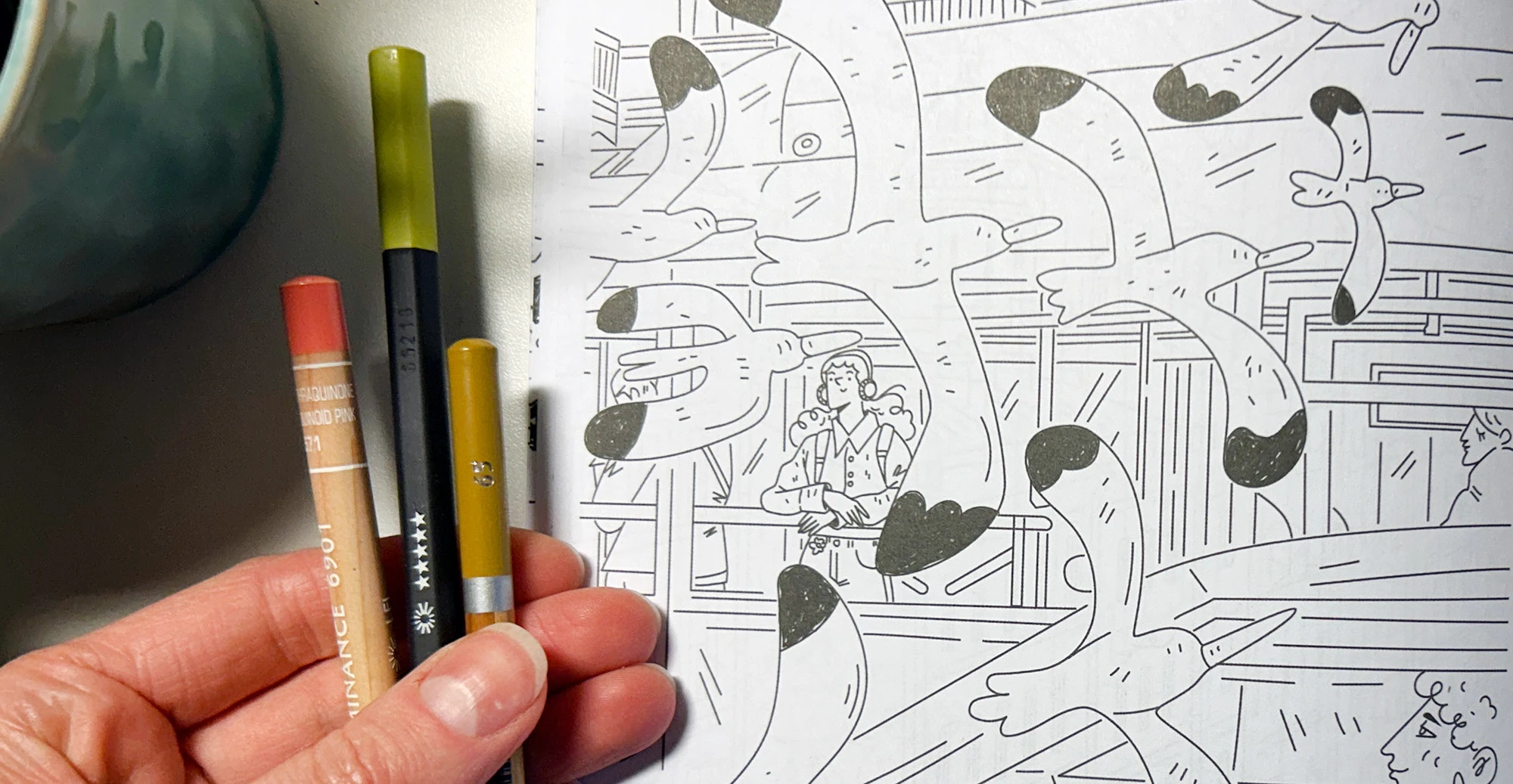 colouringbook about St. Petersburg — Изображение №3 — Иллюстрация на Dprofile