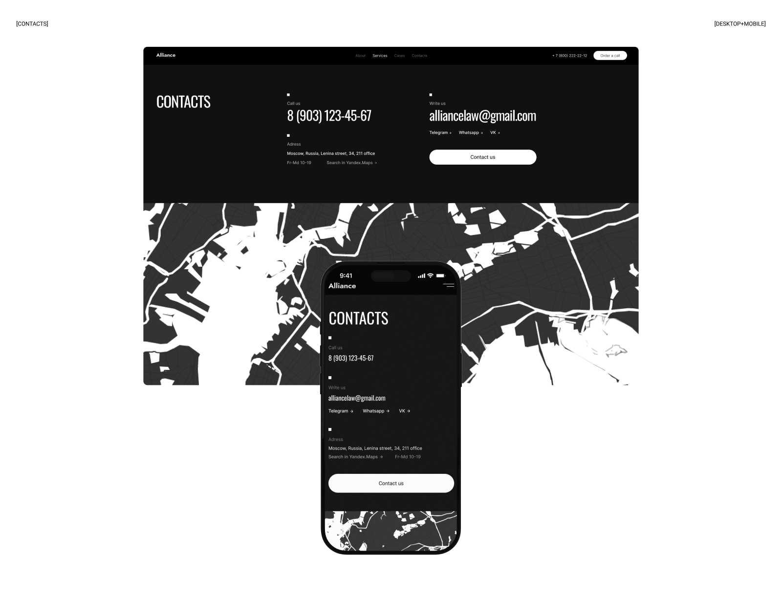 Alliance | Law firm — Изображение №14 — Интерфейсы на Dprofile