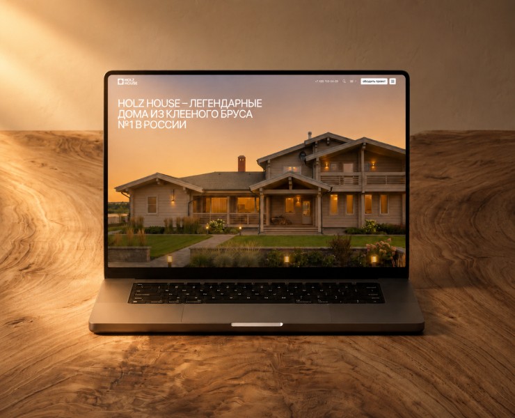 Holz House — Интерфейсы на Dprofile