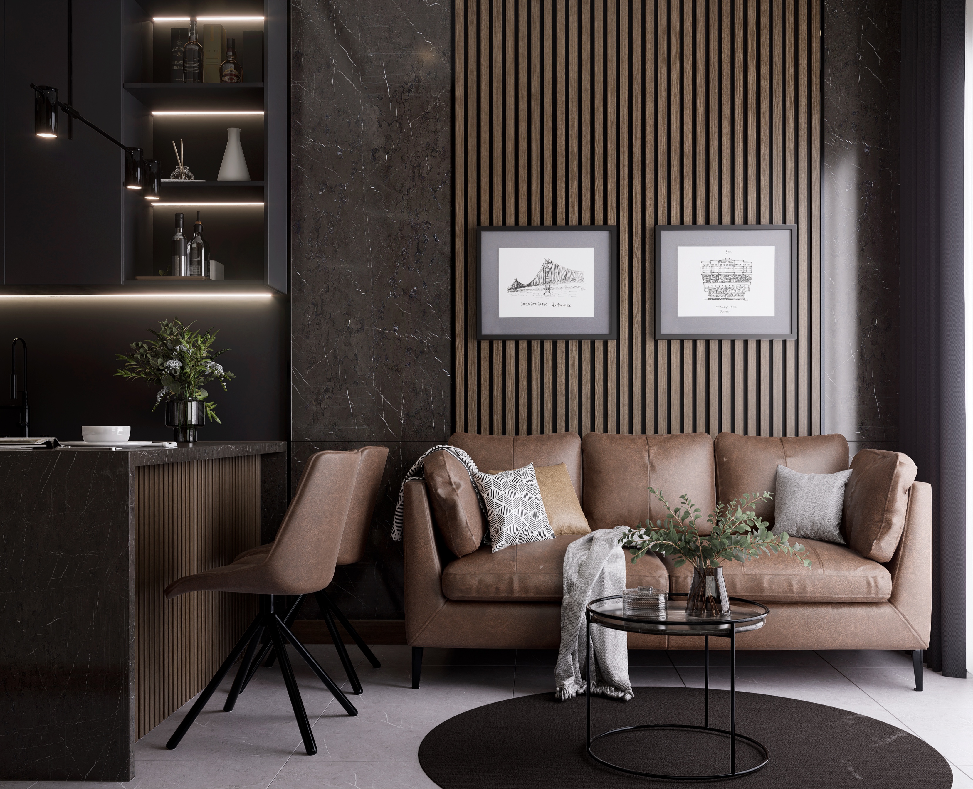 Dark apartment на Dprofile