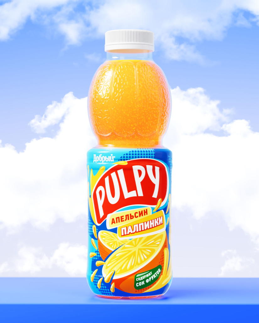 PULPY: Редизайн упаковки — Изображение №3 — Брендинг, Иллюстрация на Dprofile