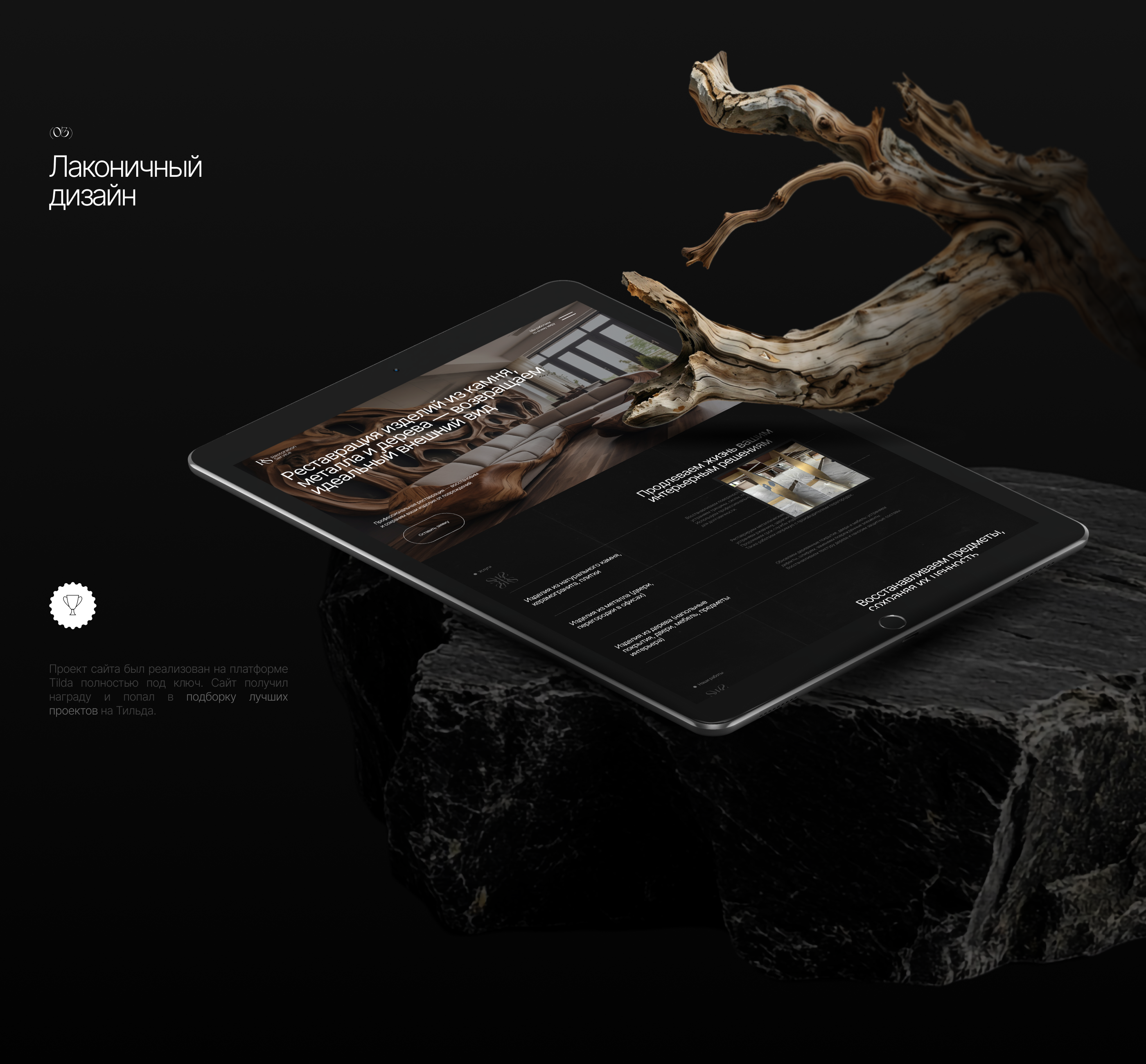 Restoration Service — Изображение №5 — Интерфейсы, Брендинг на Dprofile
