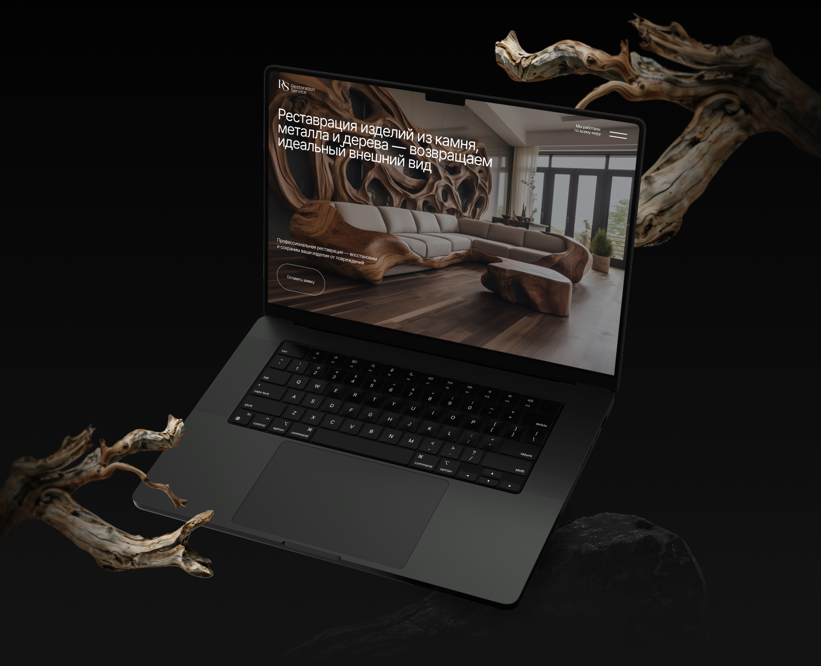 Restoration Service — Изображение №1 — Интерфейсы, Брендинг на Dprofile